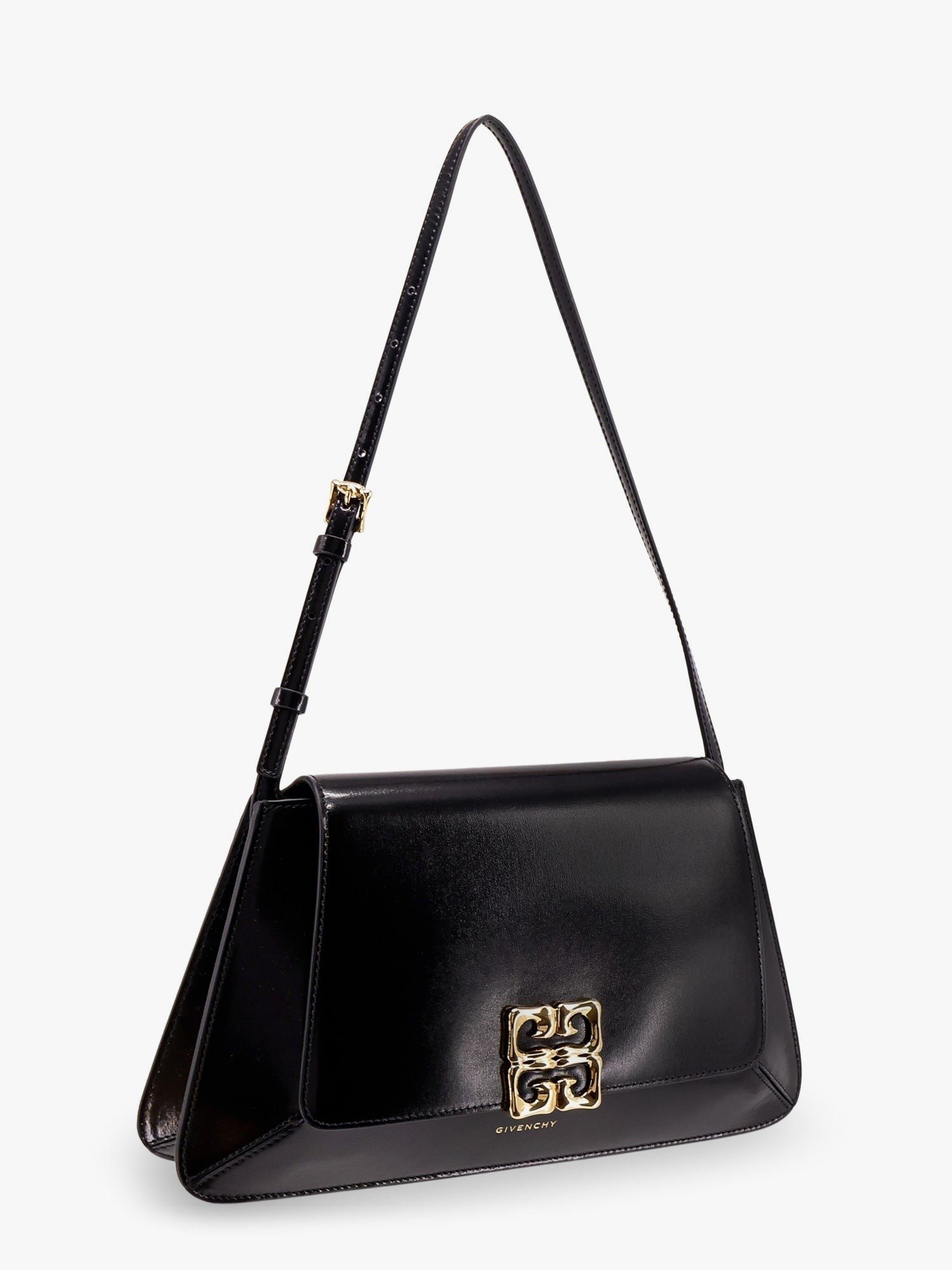 GIVENCHY ブラックレザー 4G リキッド バッグ ショルダーバッグ ジバンシィ GIVENCHY ジバンシィ GIVENCHY 4G LIQUIG 4G