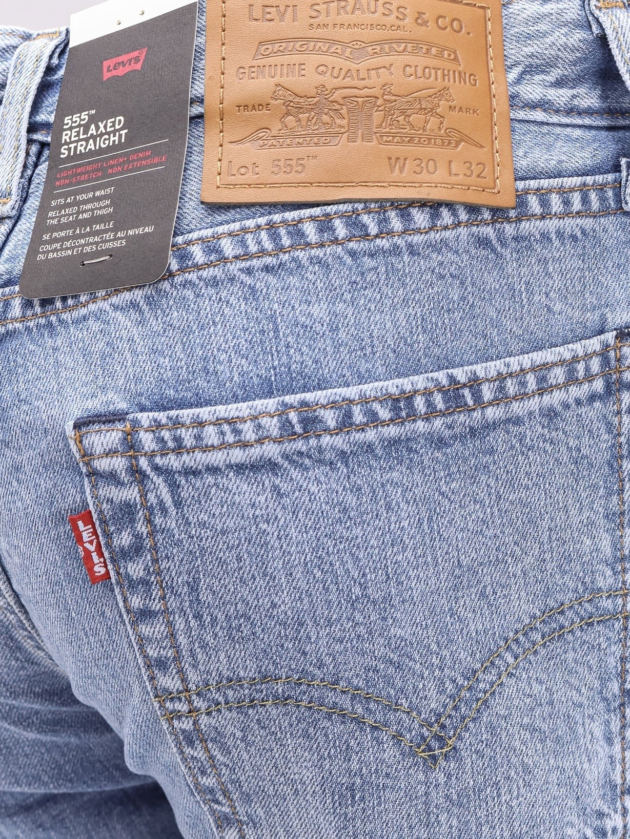 Levi's 555 cotton and linen trouser