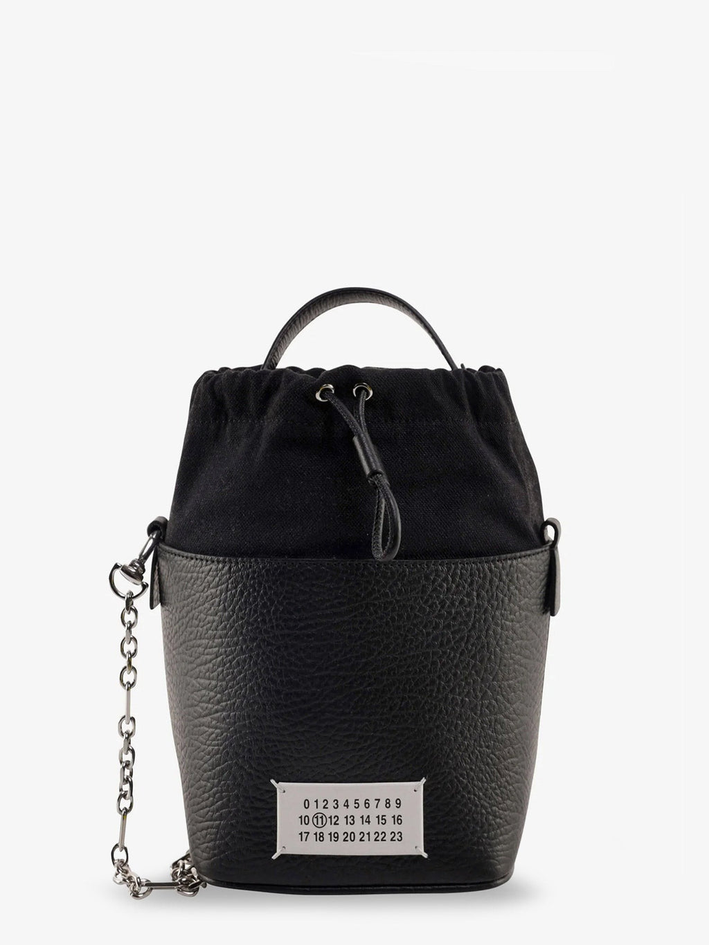 Maison Margiela 5AC Bucket Small leather bucket bag