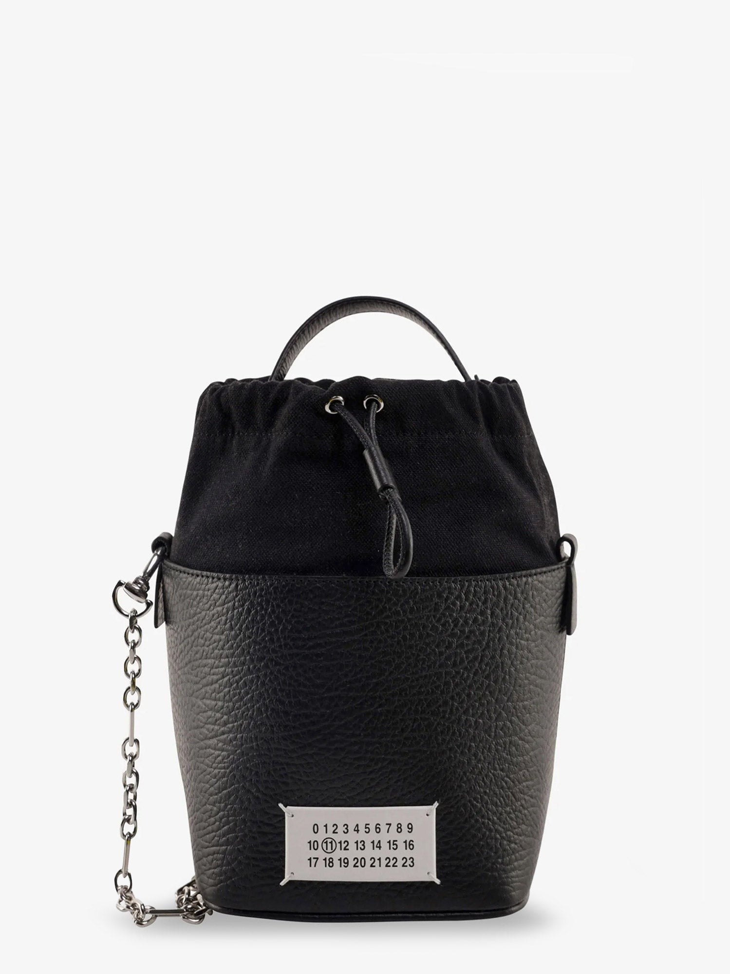 Maison Margiela 5AC Bucket Small leather bucket bag