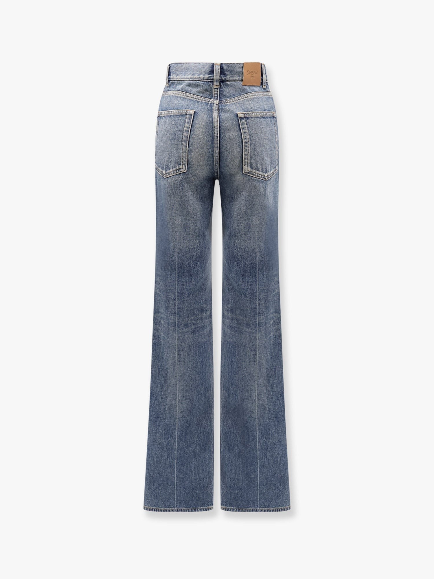 Saint Laurent 70年代フレアブーツカットジーンズ | ブルー