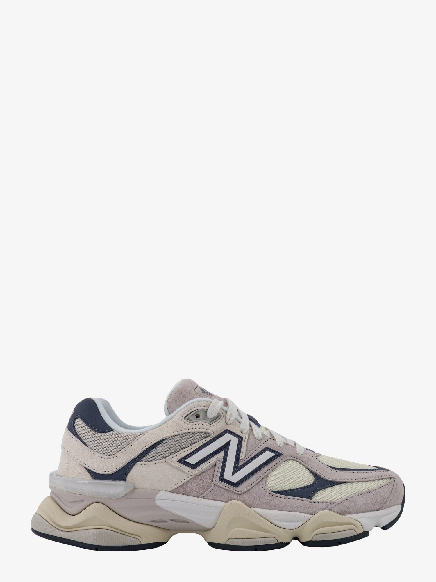 New Balance 9060 low-top suede and mesh sneakers