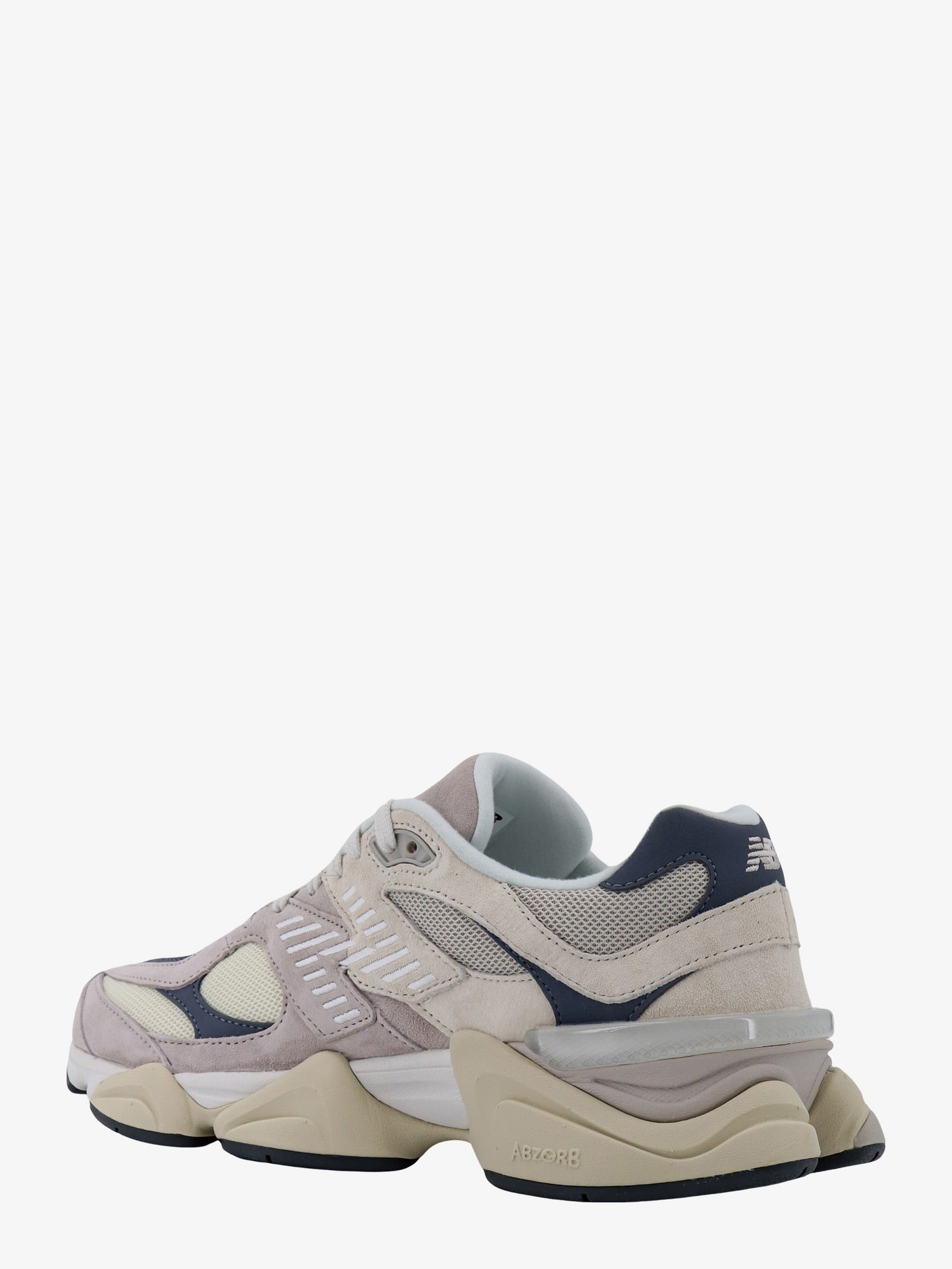 New Balance 9060 low-top suede and mesh sneakers