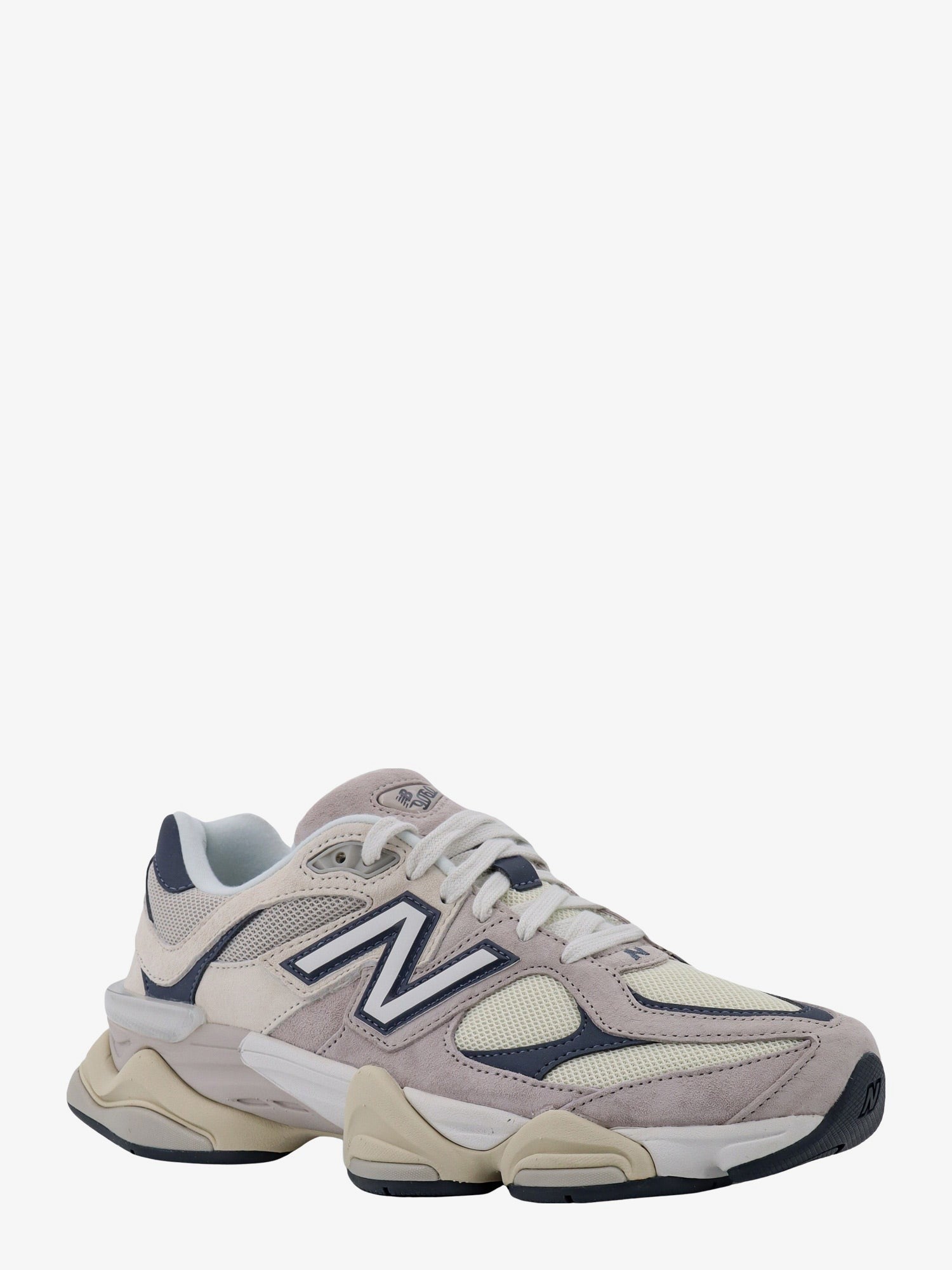 New Balance 9060 low-top suede and mesh sneakers