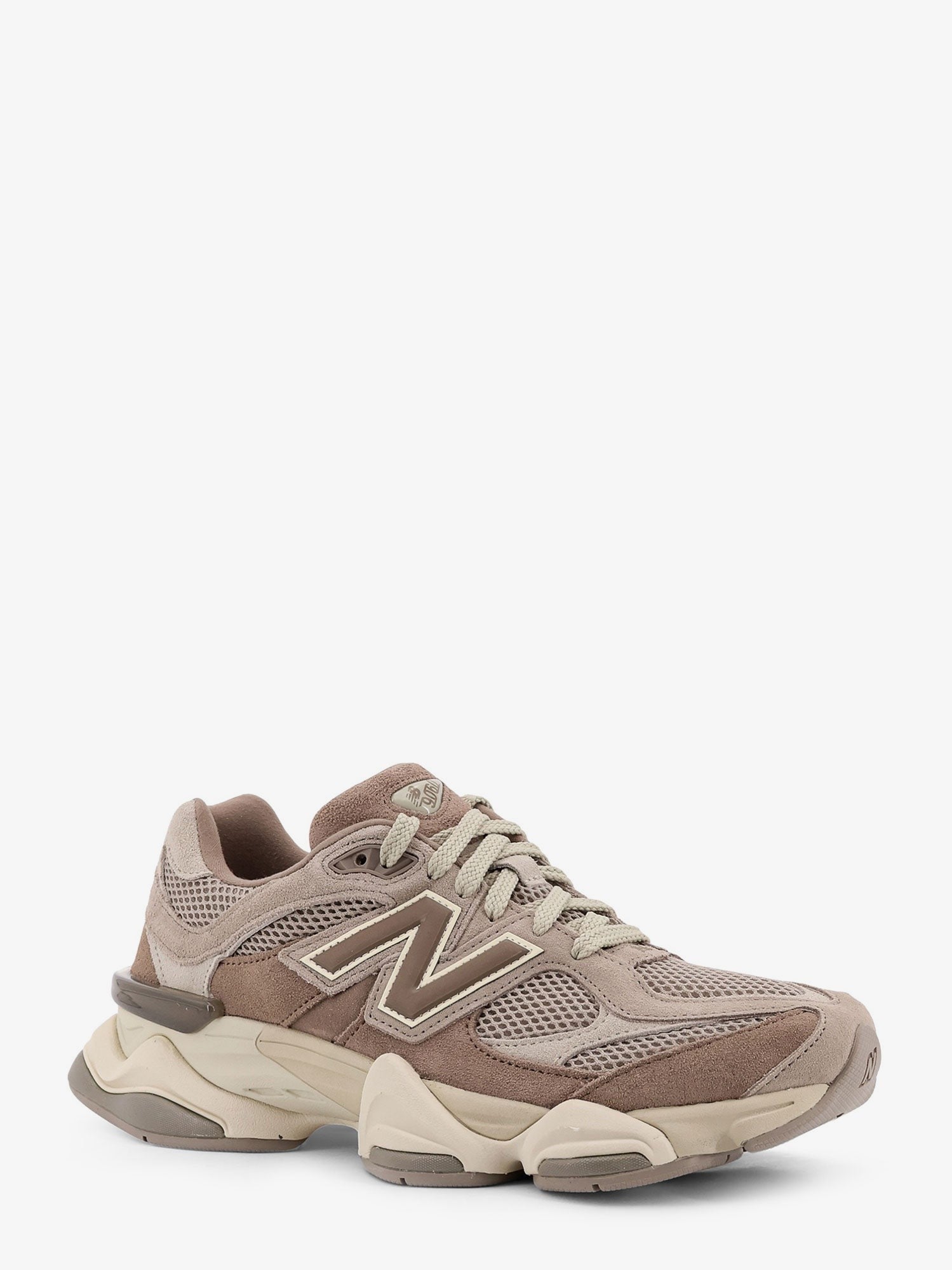 New Balance 9060 mesh and suede low-top sneakers