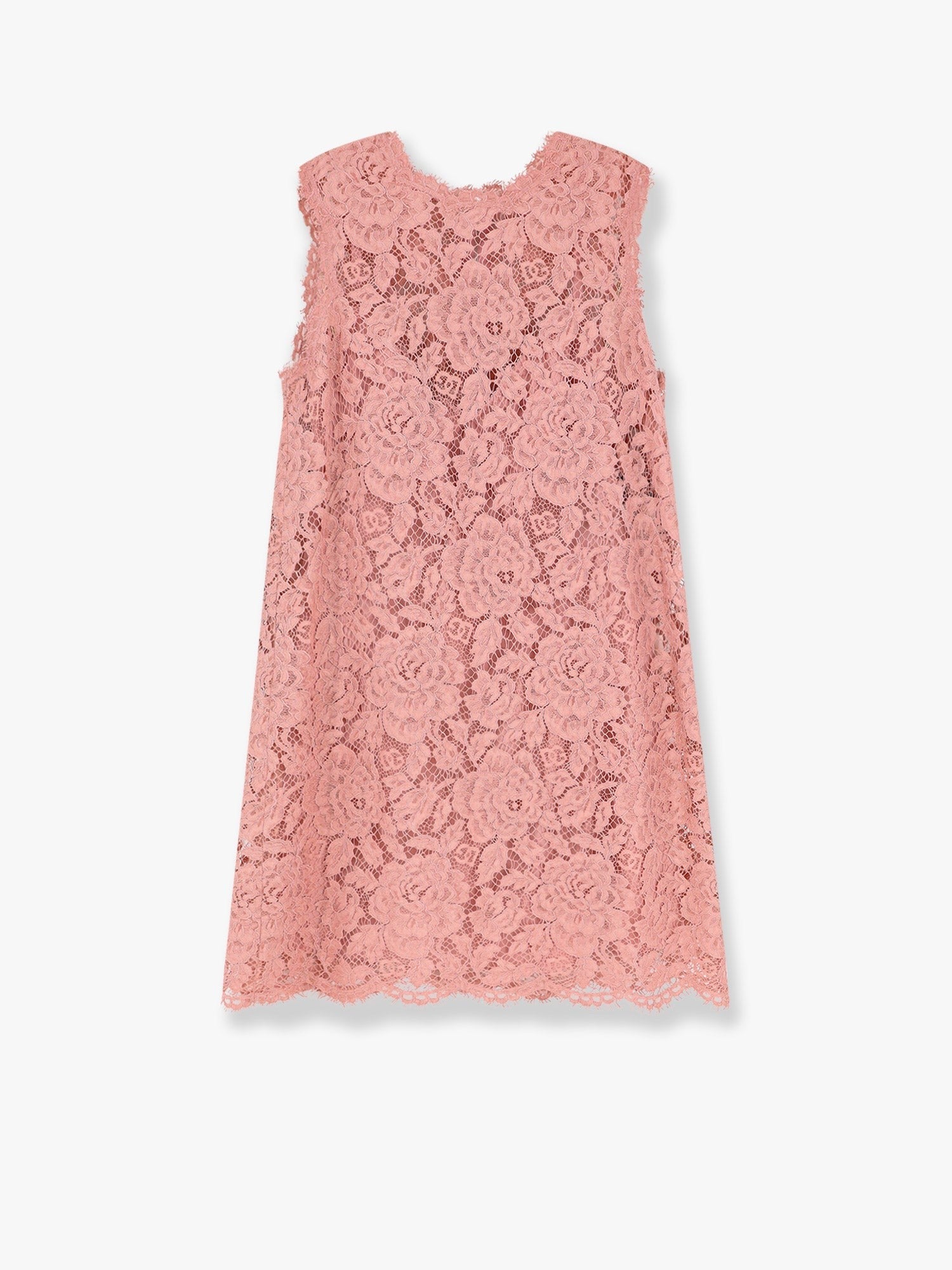Dolce & Gabbana Aライン DGフローラルレースドレス