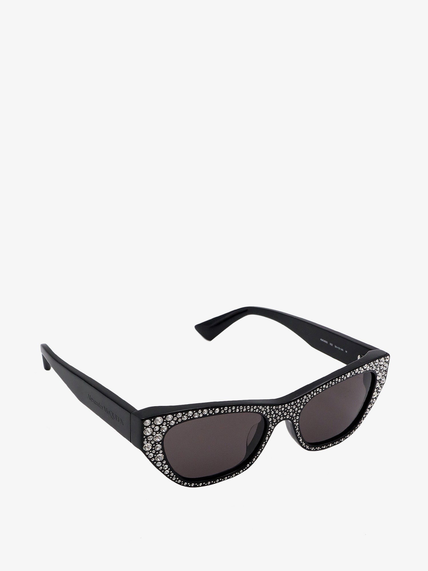 Alexander Mcqueen Acetatiniai akiniai nuo saulės su cirkonio detalėmis