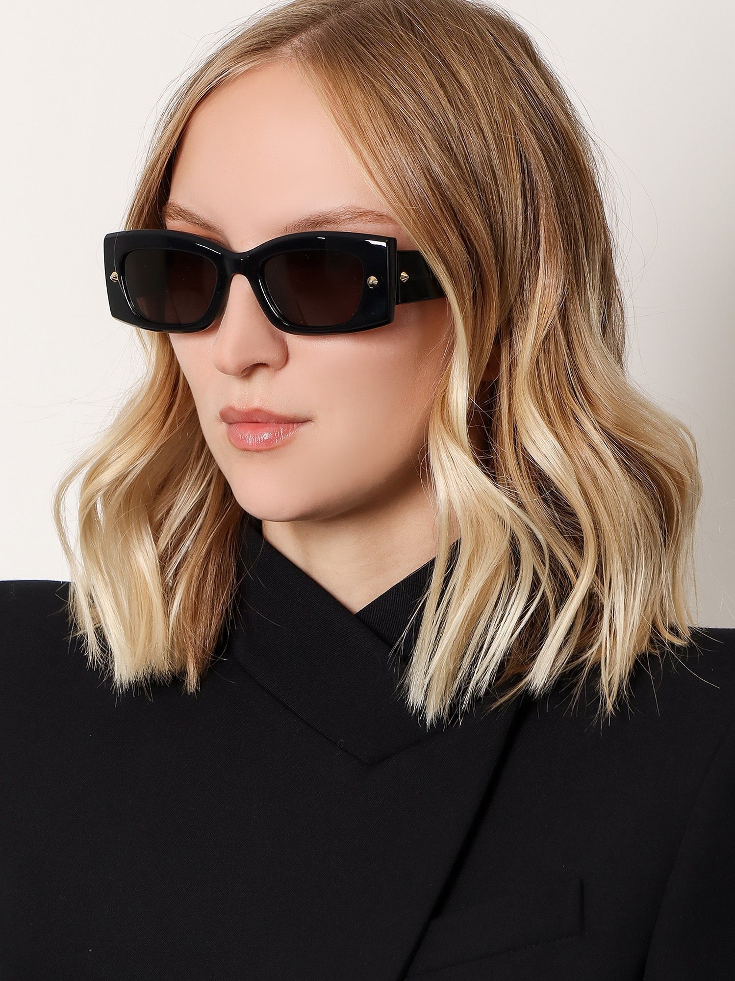 Alexander Mcqueen Acetatiniai akiniai nuo saulės