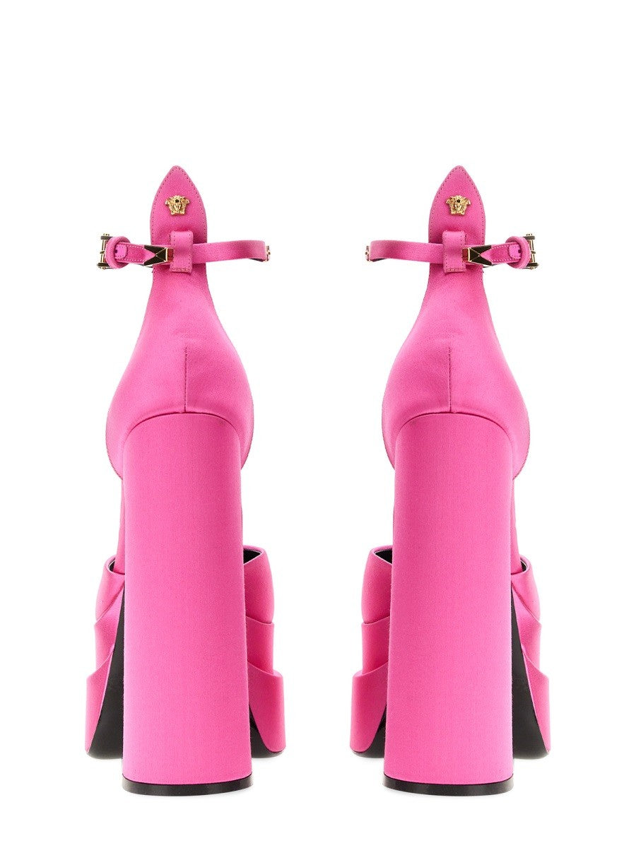 Versace AEVITAS POINTY PLATFORM PUMPS