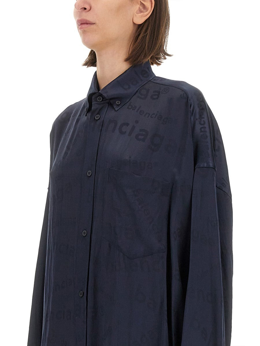 Balenciaga ALL OVER LOGO SHIRT