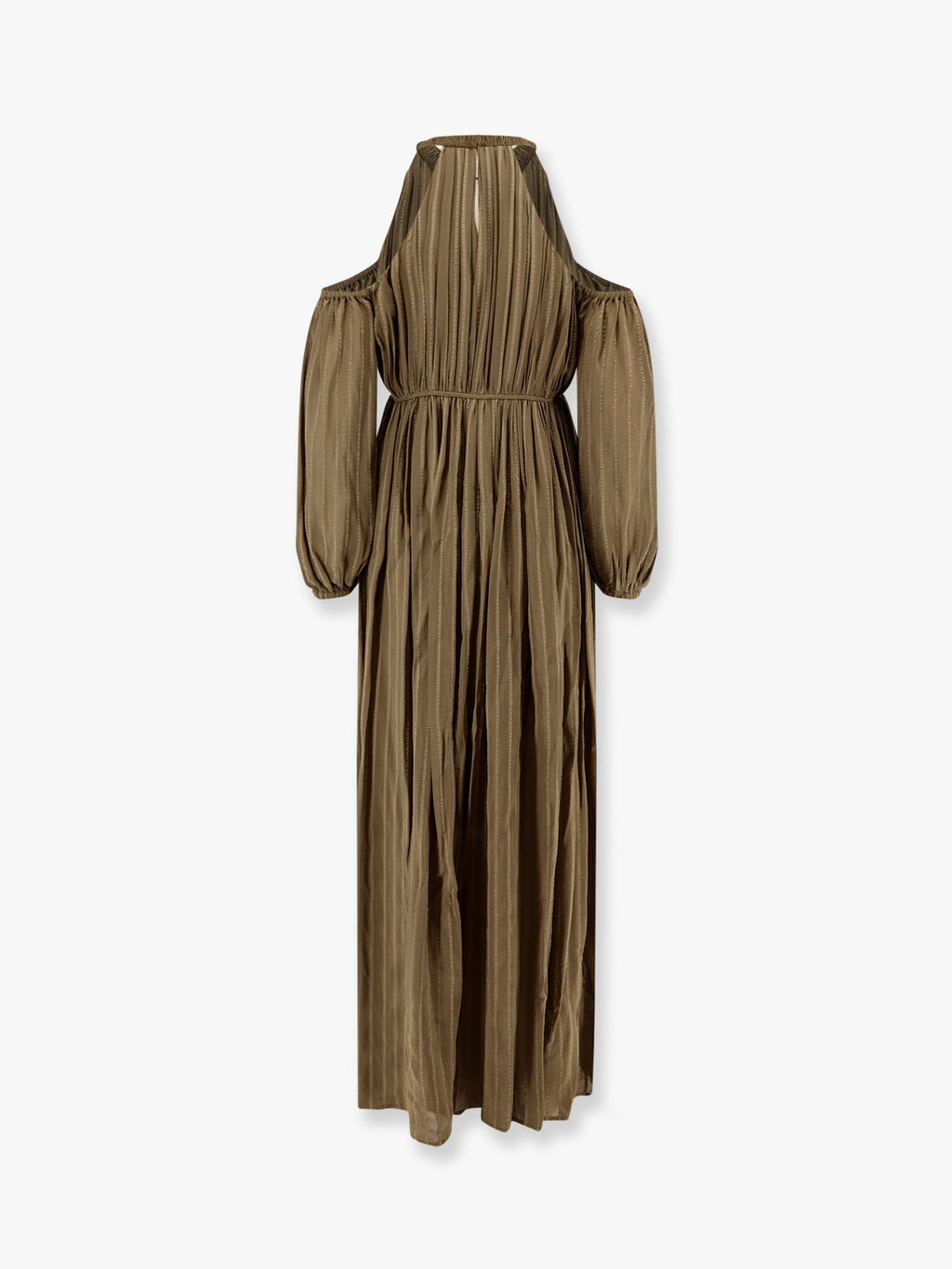Pinko Allenatore Georgette Maxikleid mit Streifenmuster