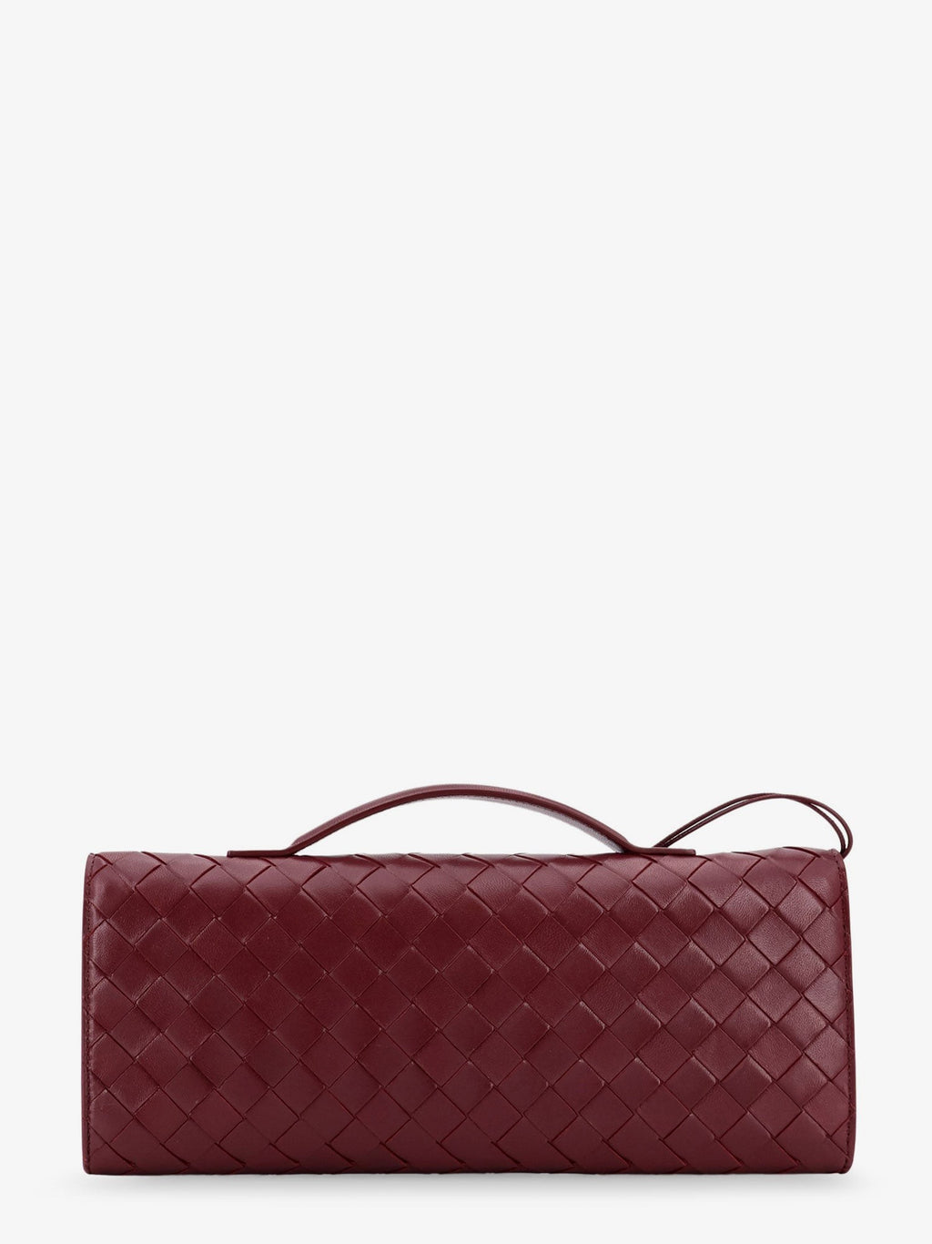 Bottega Veneta Andiamo Pouch aus Leder mit Intrecciato-Muster