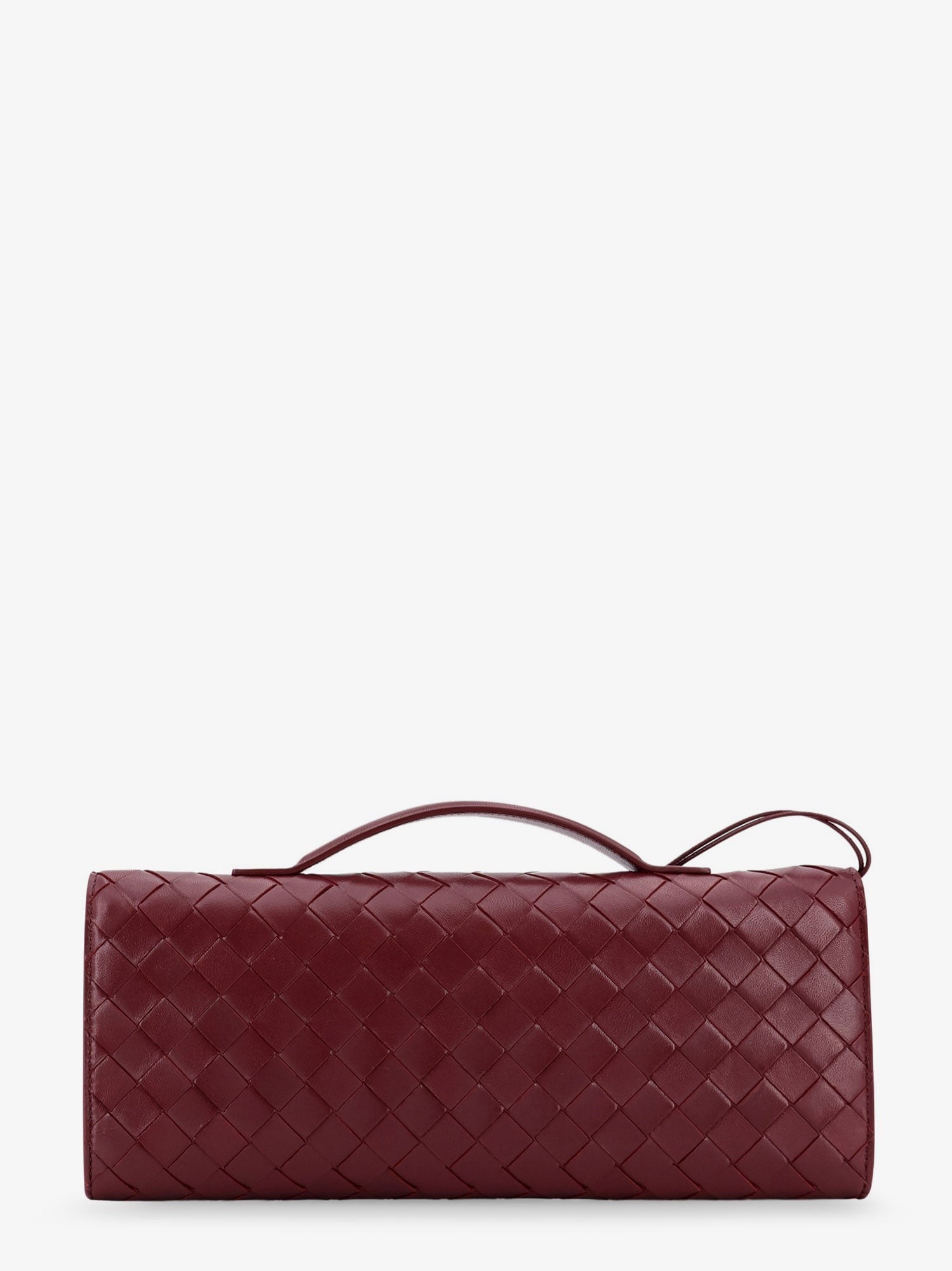 Bottega Veneta Andiamo Pouch aus Leder mit Intrecciato-Muster