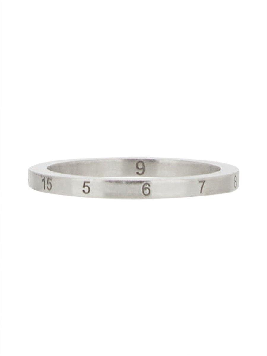 【関税＆送料込み】Maison Margiela Anello Con Numeric Signa silver-numeric-minimal-