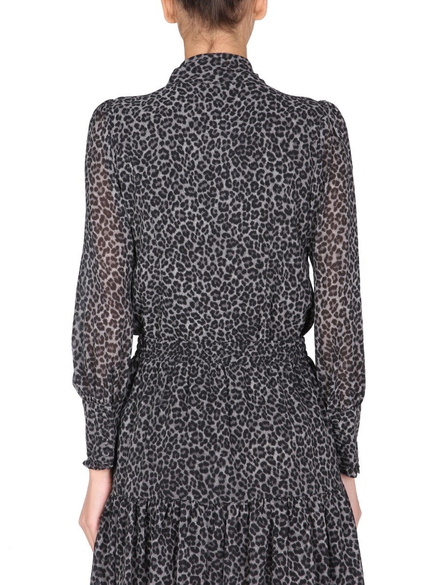 Michael By Michael Kors ANIMAL PRINT SHIRT