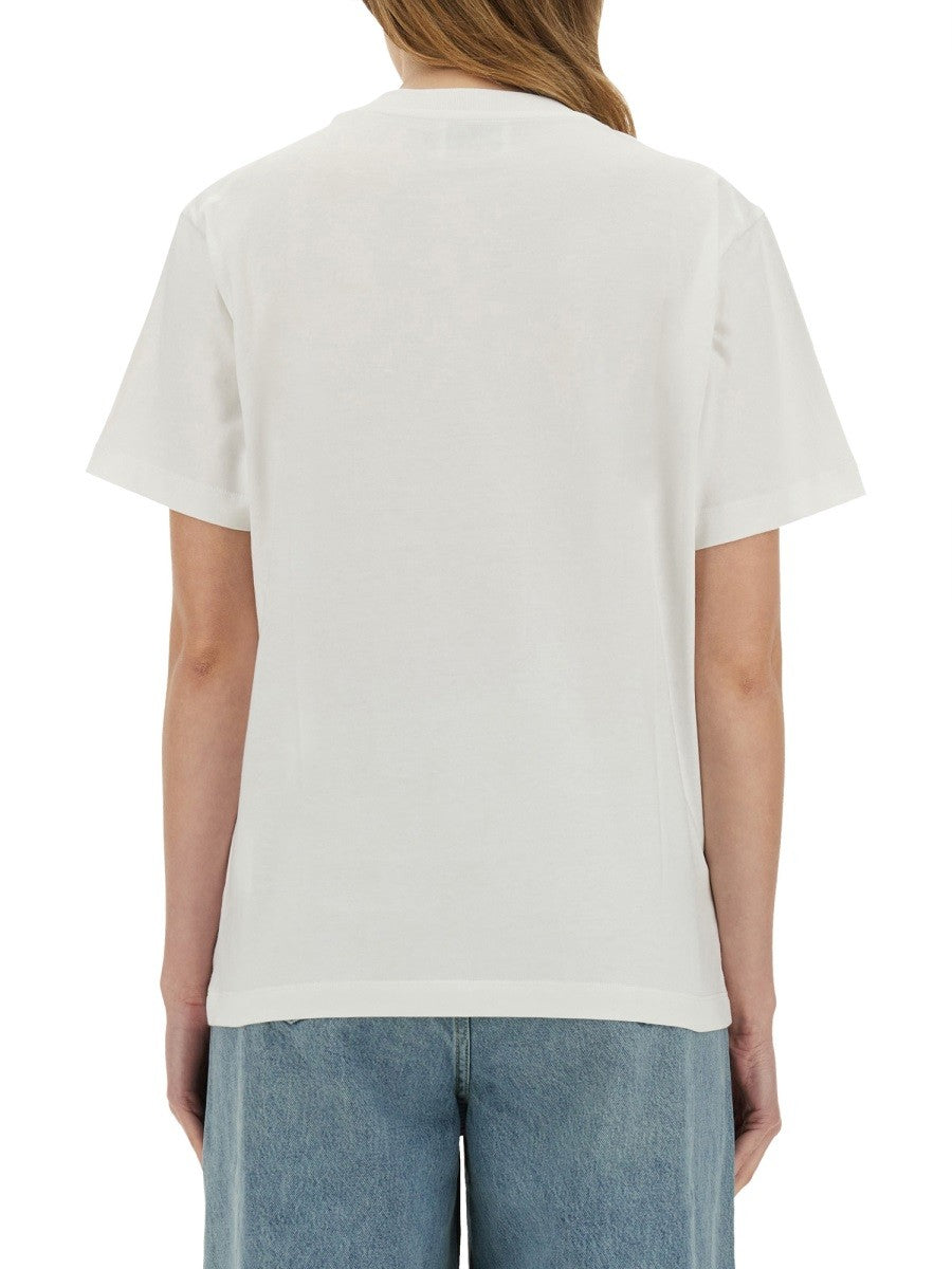 Moschino Jeans アップルプリント Tシャツ