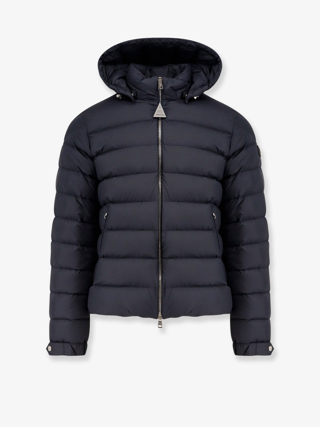Moncler Arneb down jacket with ton-sur-ton logo patch