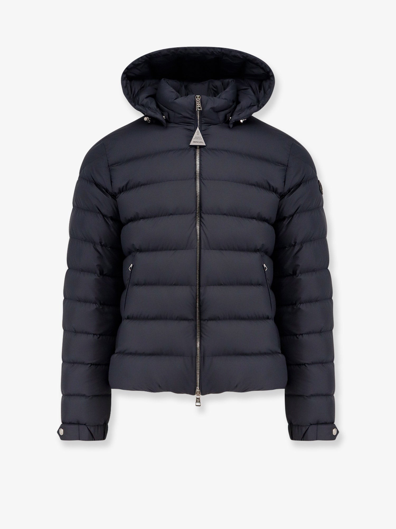 Moncler Arneb down jacket with ton-sur-ton logo patch