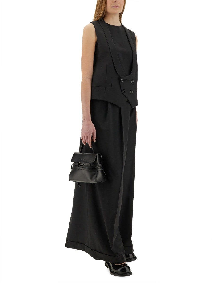 Moschino ASYMMETRISCHE WOLLHOSE