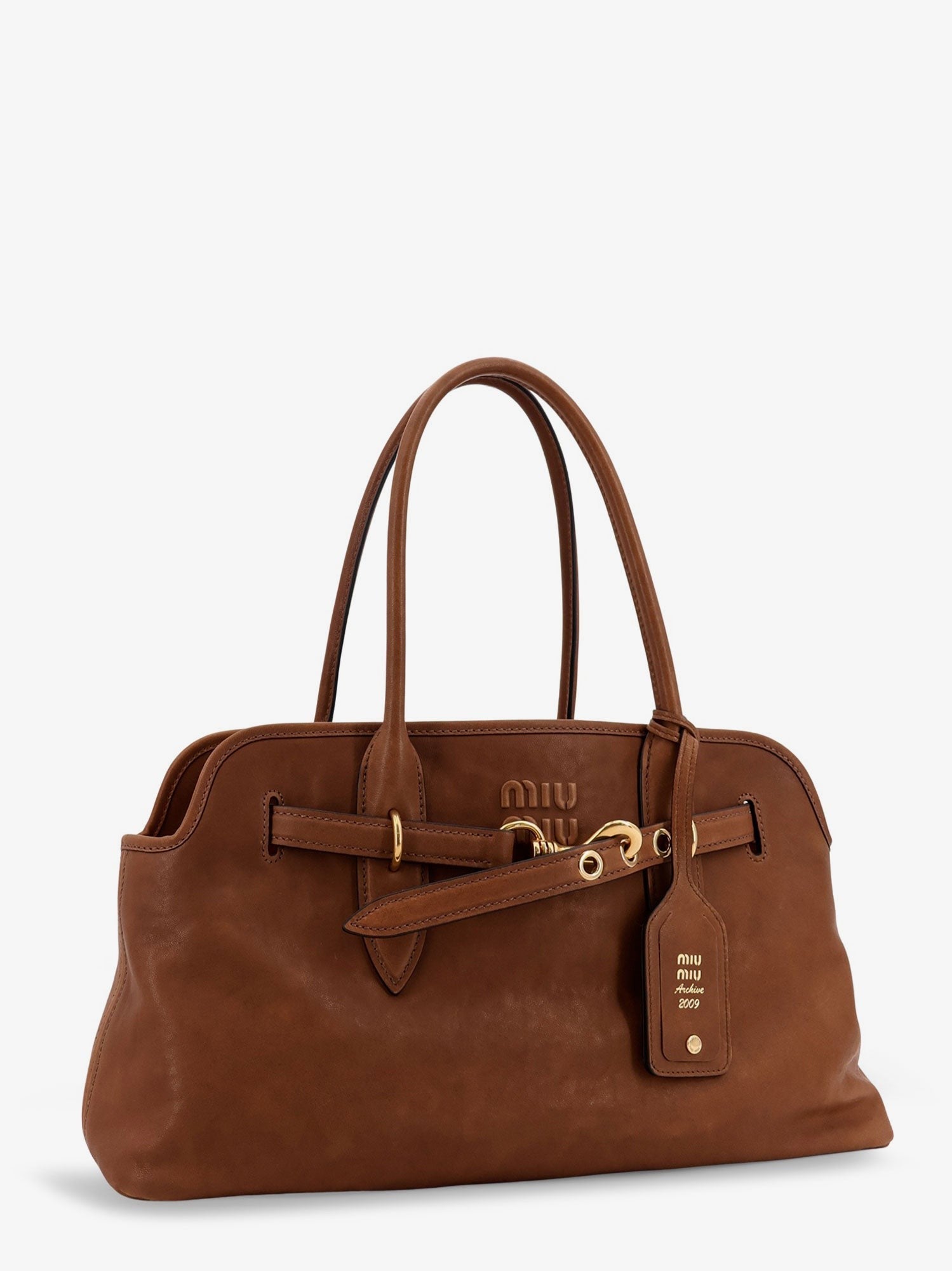 Miu Miu Aventure leather shoulder bag