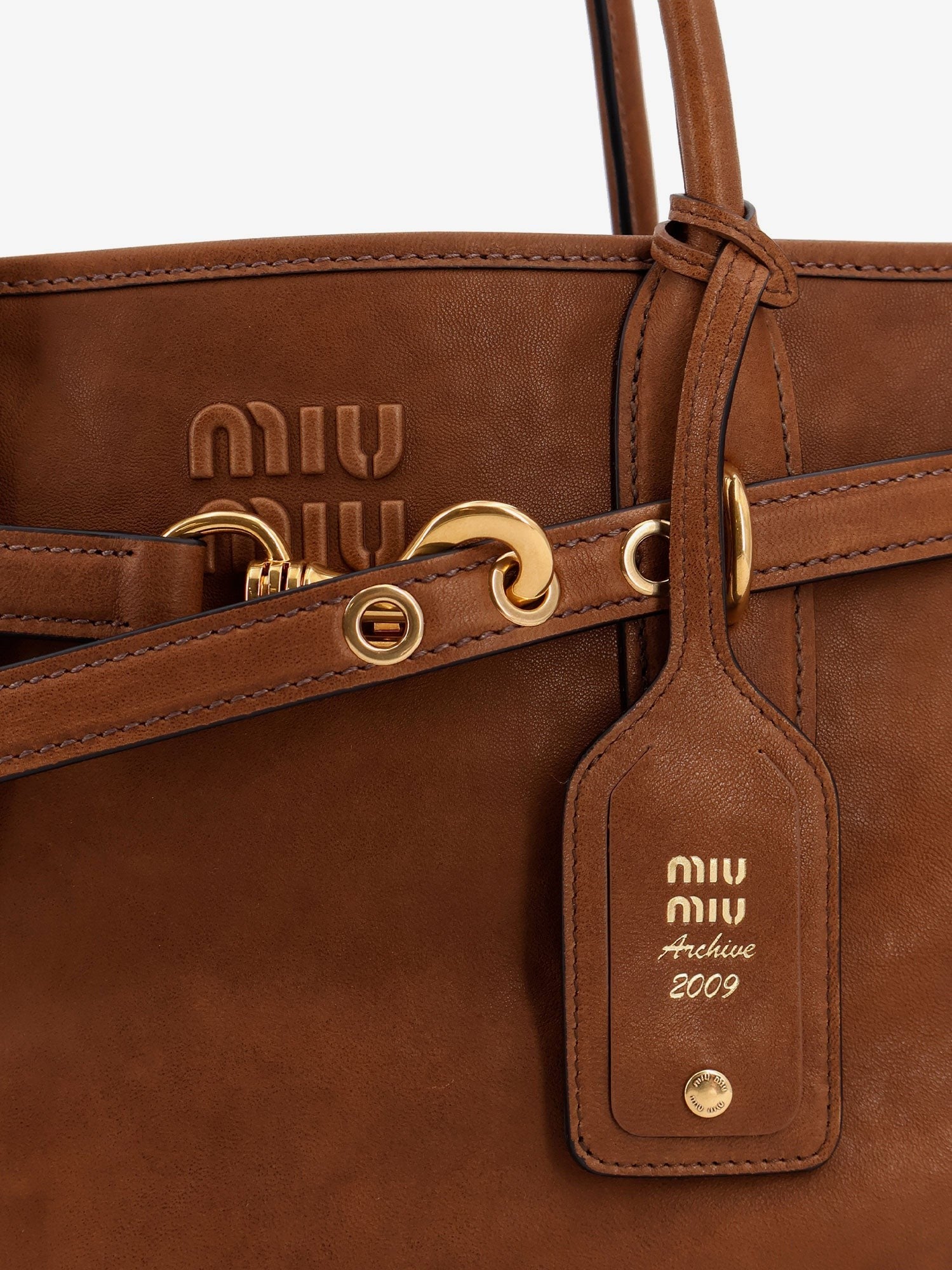 Miu Miu Aventure leather shoulder bag