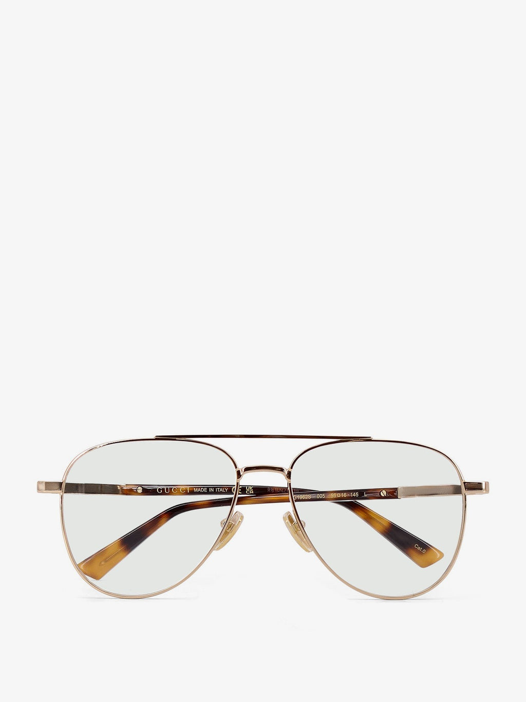 Gucci Aviator metal glasses