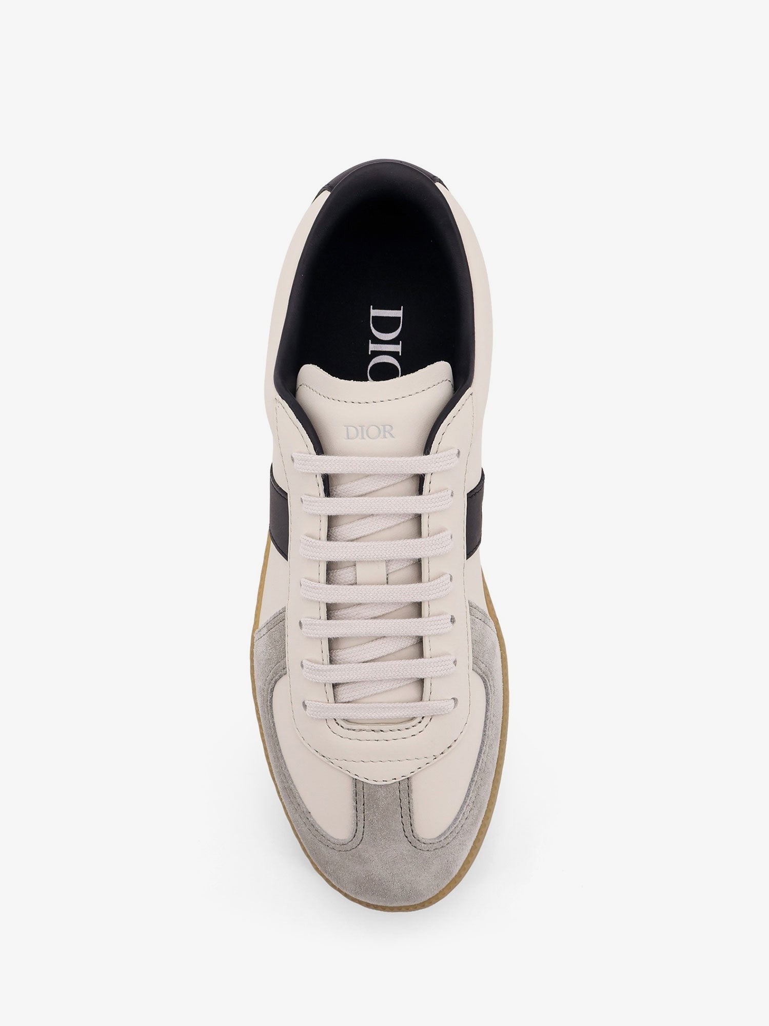 Dior B01 マッチポイント レザーロートップスニーカー スエード