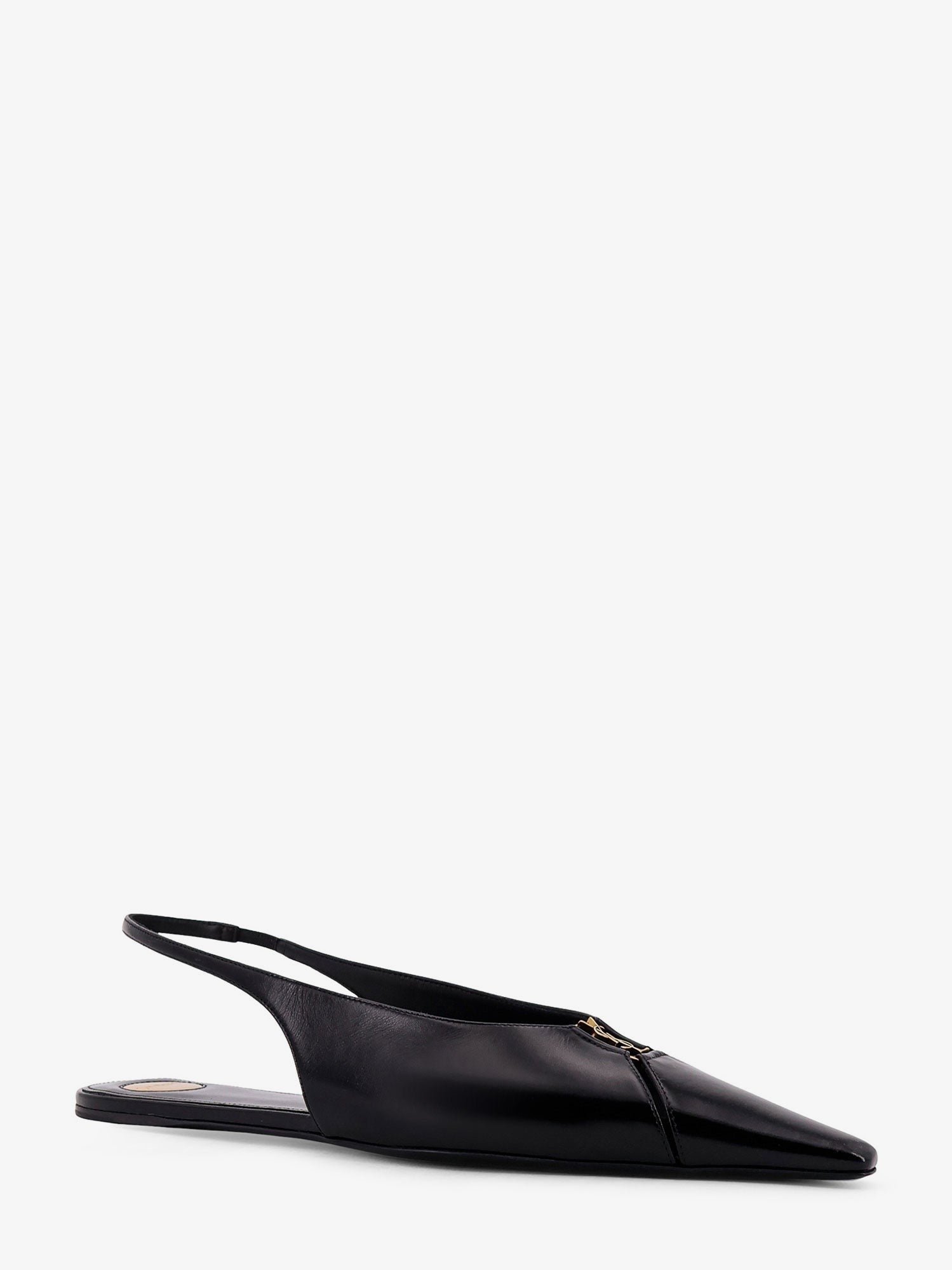 Saint Laurent Babylone 00 Bal leather slingback ballerinas