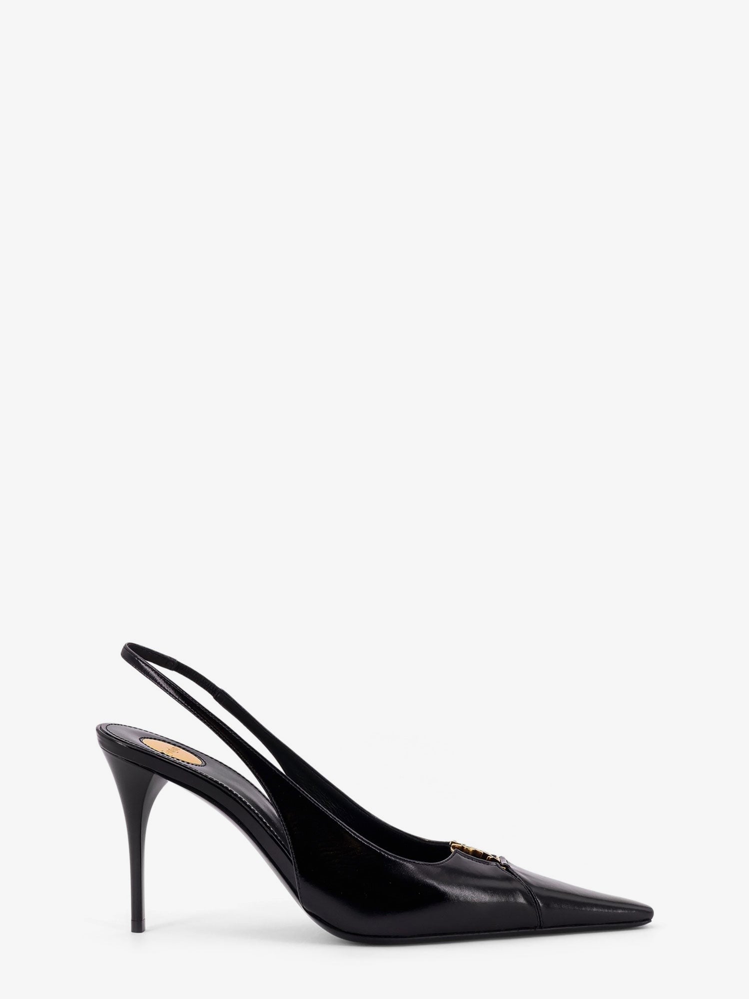 Saint Laurent Babylone 90 Pum leather slingback pumps