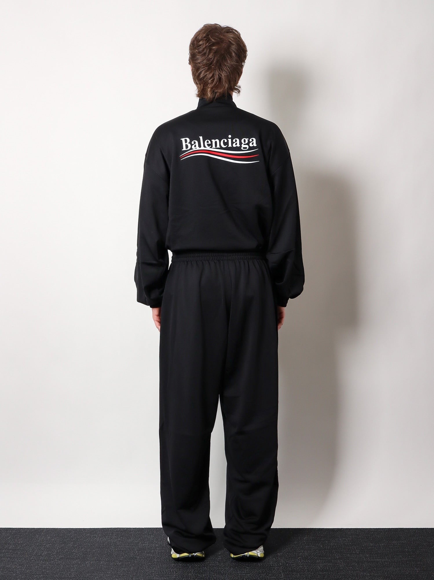 Balenciaga plačios bėgimo kelnės