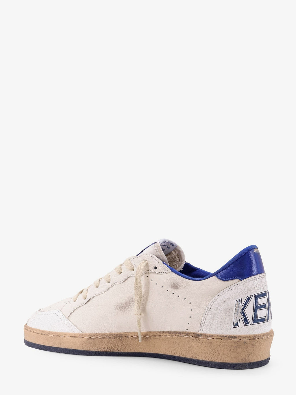 Golden Goose Deluxe Brand Ball Star low-top leather sneakers with used effect
