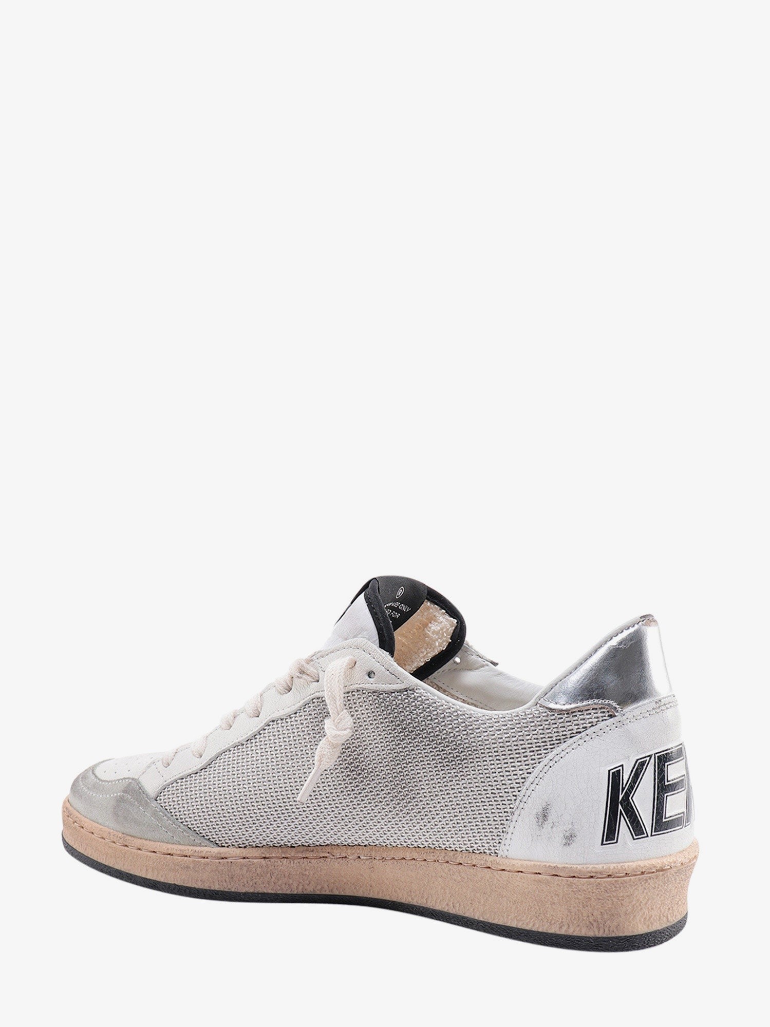 Golden Goose Deluxe Brand Ball star mesh and leather sneakers