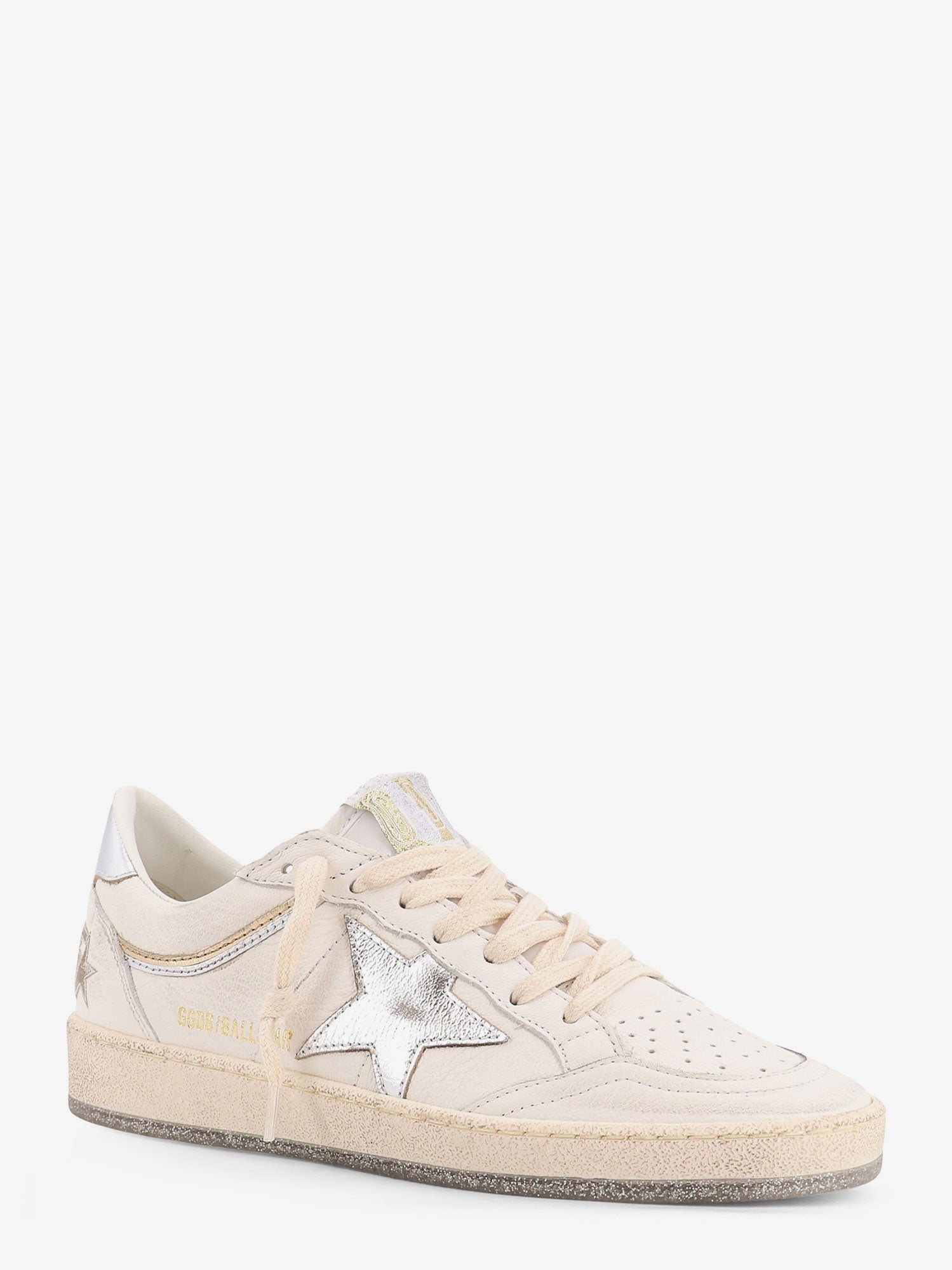 Golden Goose Deluxe Brand Ball Star with Padded Collar low-top leather snakers