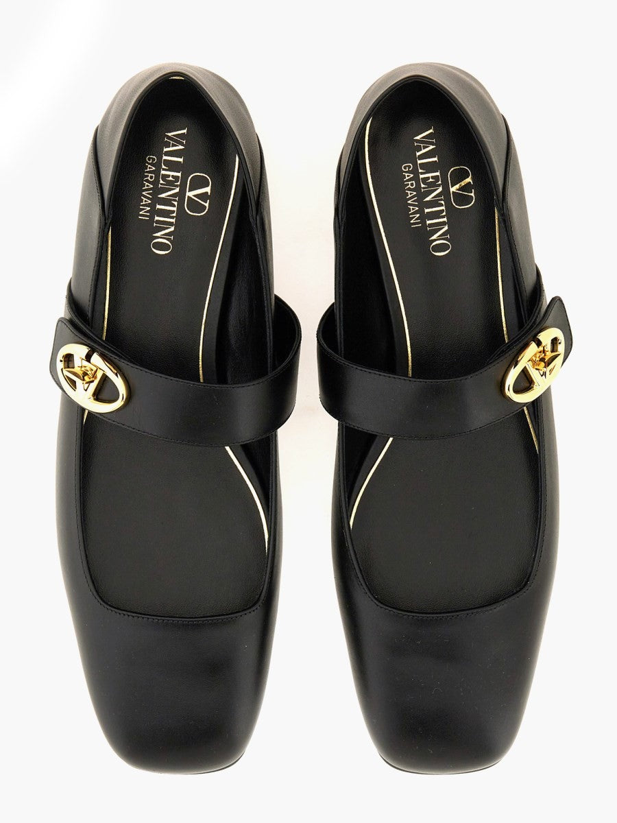 Valentino Garavani BALERINKI MARY-JANE VLOGO LOCKER