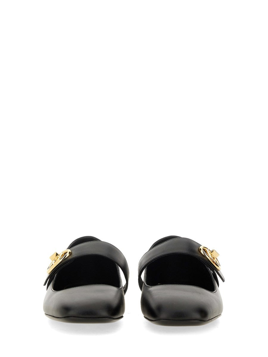 Valentino Garavani BALERINKI MARY-JANE VLOGO LOCKER