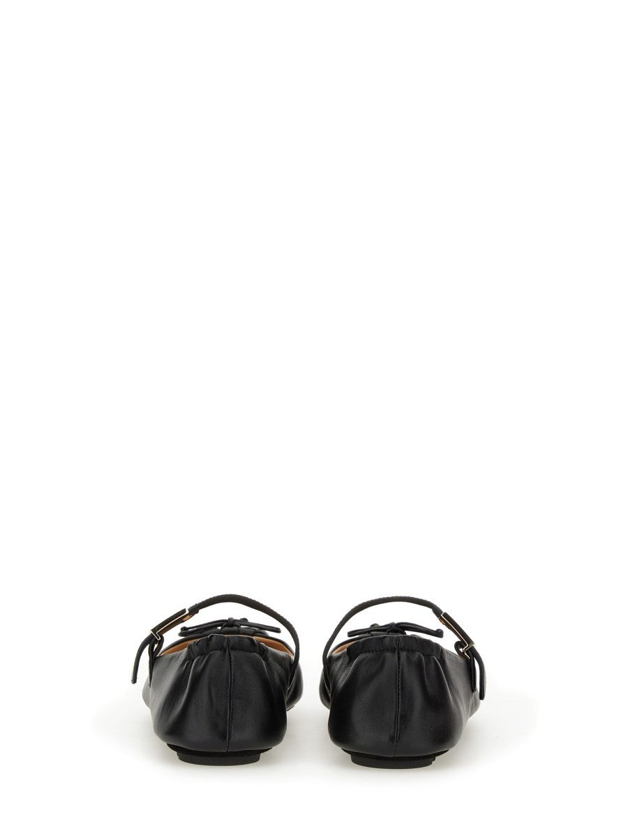 Fendi BALERINKI Z WZOREM FF BAGUETTE