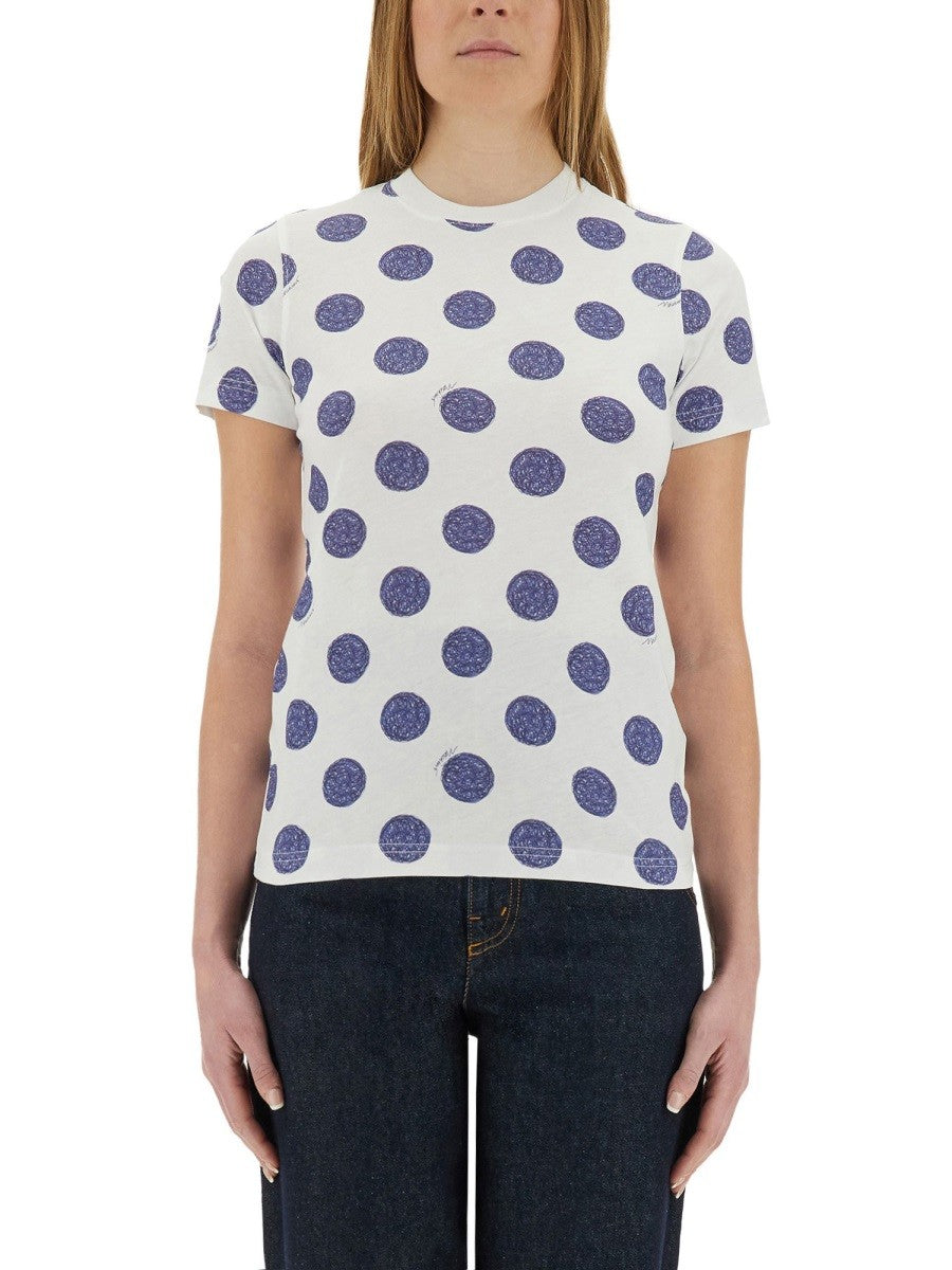 Moschino "BALLPOINT PEN POLKA DOTS" PÓLÓ