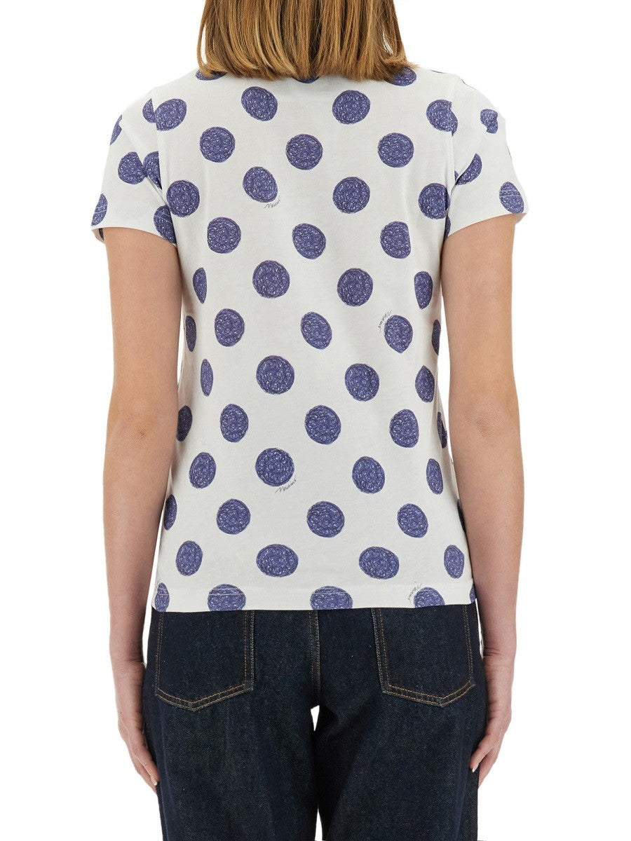 Moschino "BALLPOINT PEN POLKA DOTS" PÓLÓ