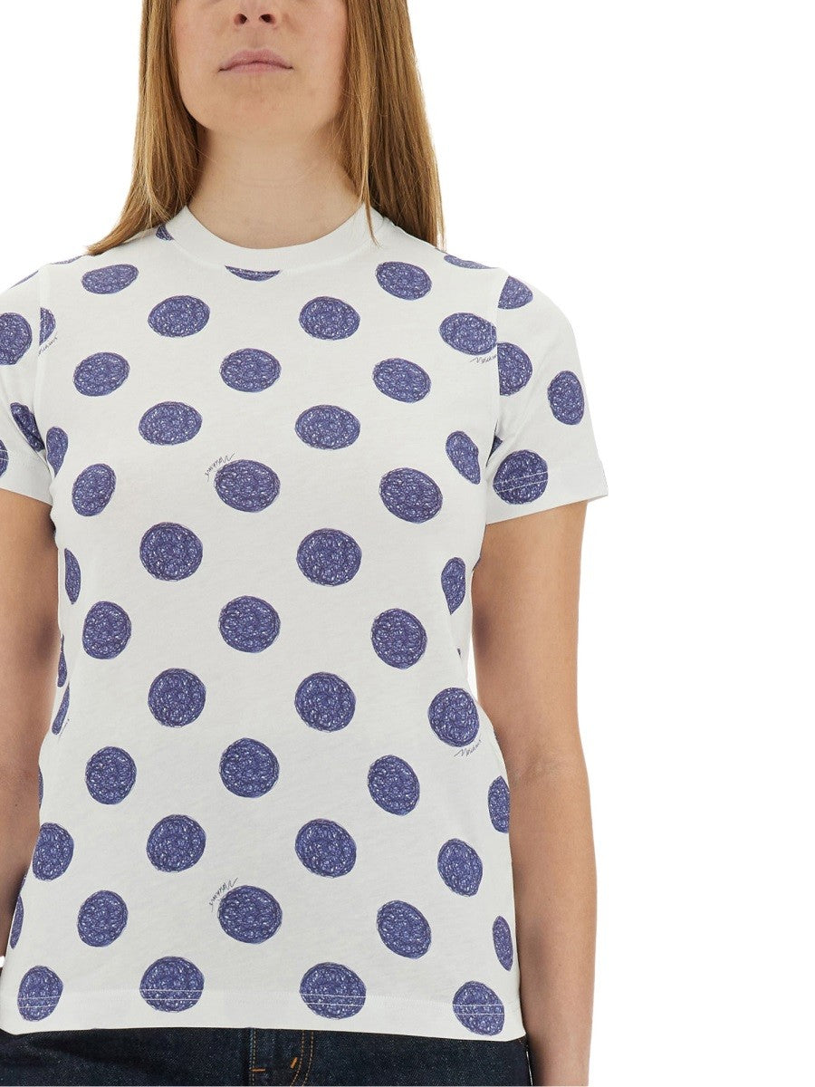 Moschino "BALLPOINT PEN POLKA DOTS" PÓLÓ
