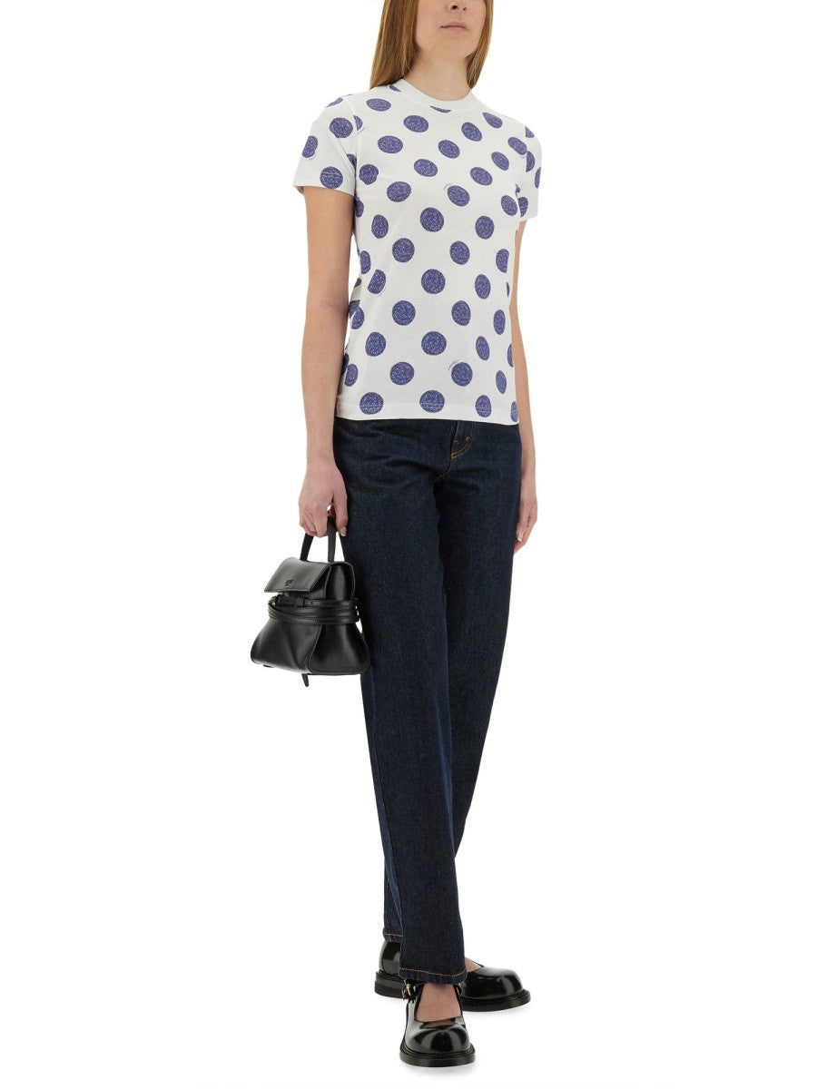 Moschino "BALLPOINT PEN POLKA DOTS" PÓLÓ