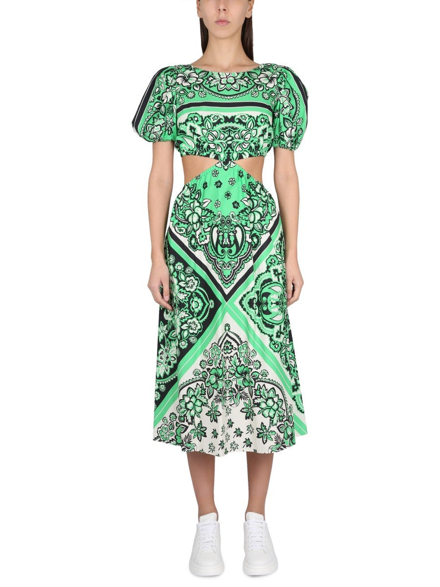 Red Valentino BANDANA PRINT DRESS