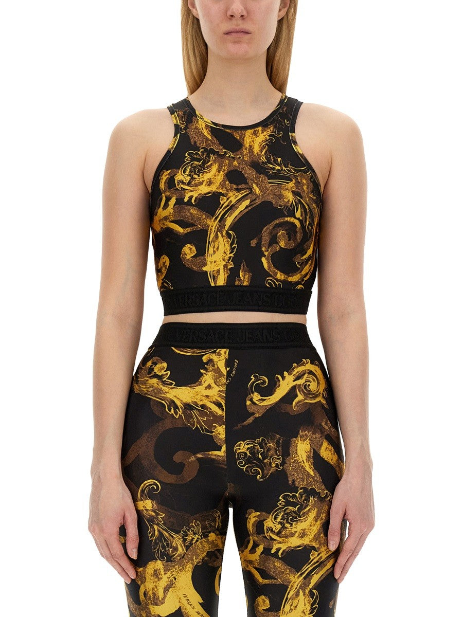 Versace Jeans Couture BAROQUE PRINT TOP
