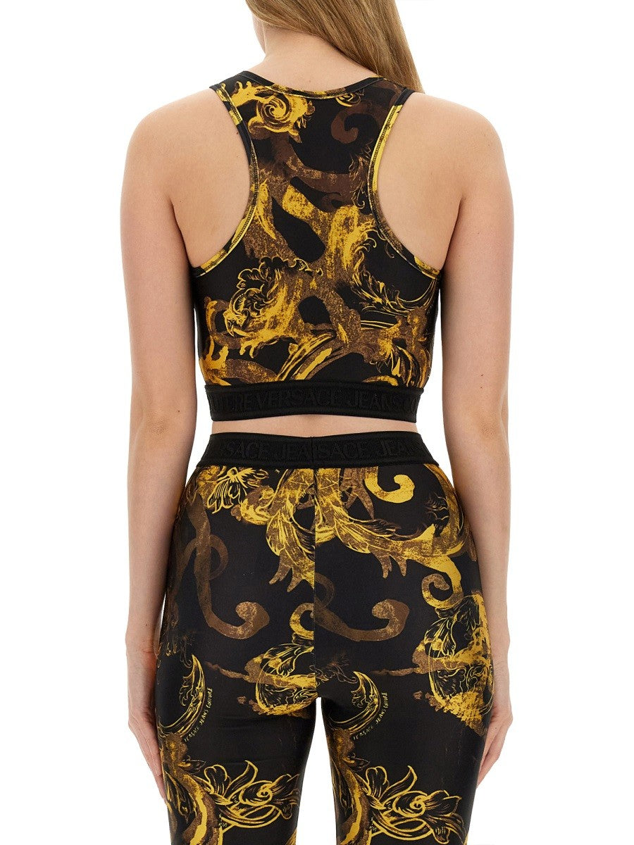 Versace Jeans Couture BAROQUE PRINT TOP