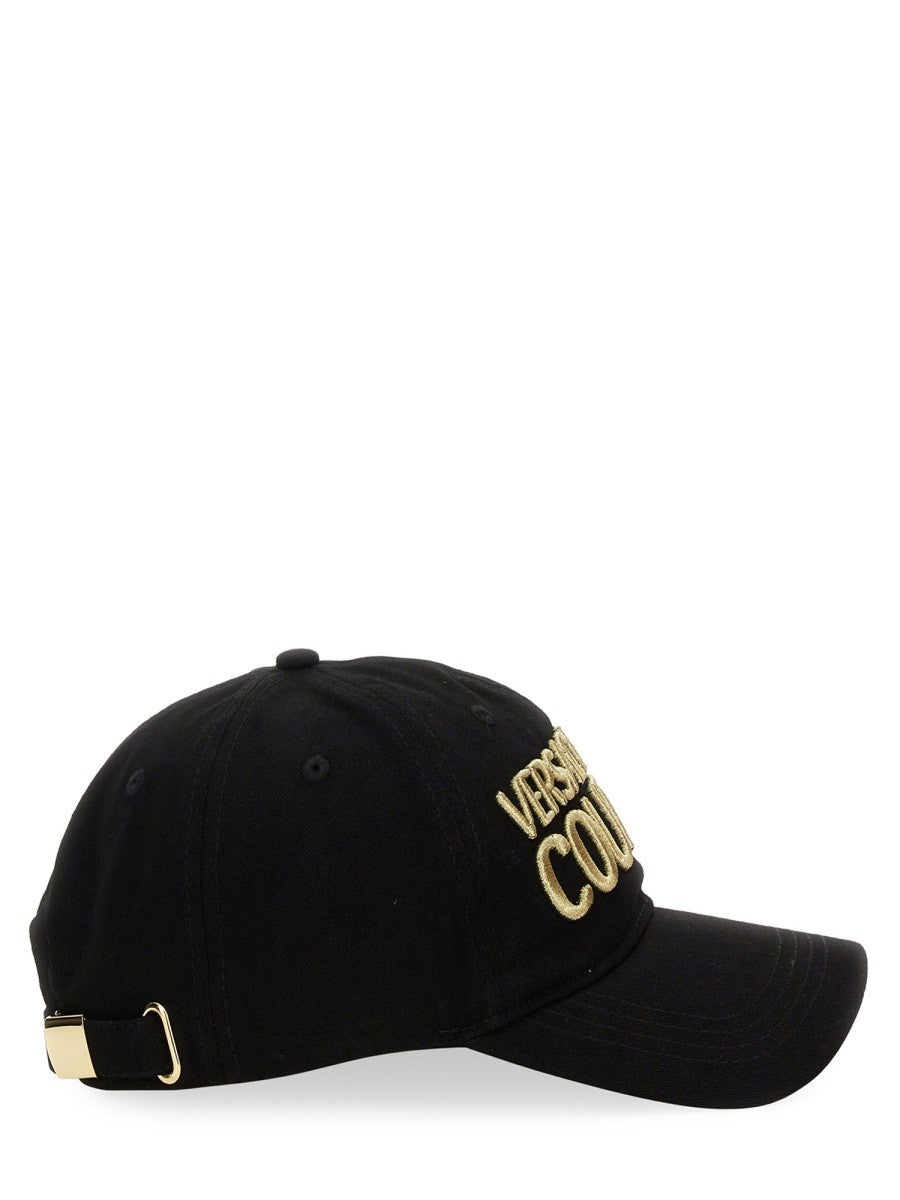 Versace Jeans Couture BASEBALL HAT WITH LOGO EMBROIDERY