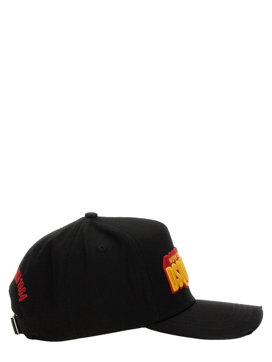 Dsquared2 BASEBALLKÄPS MED LOGOTYP