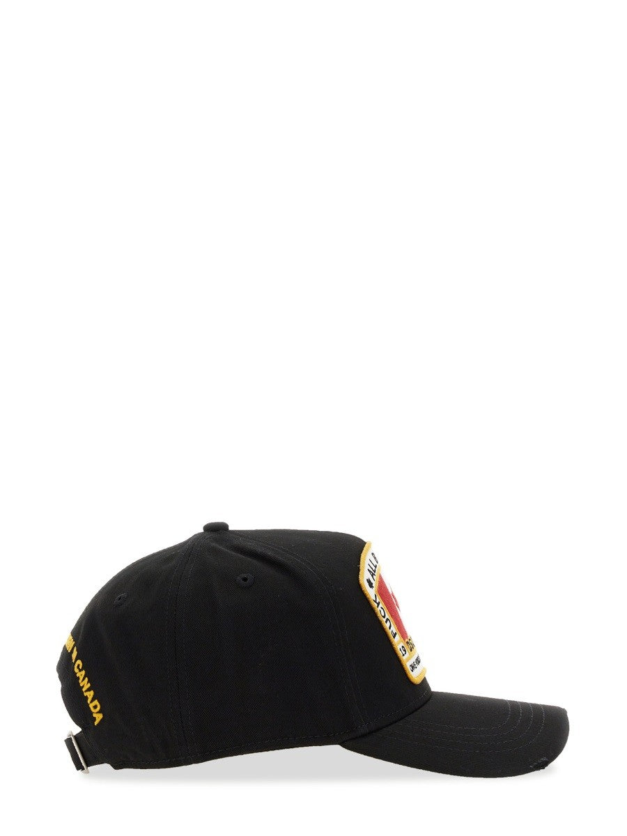 Dsquared2 BASEBALLKÄPS MED LOGOTYP