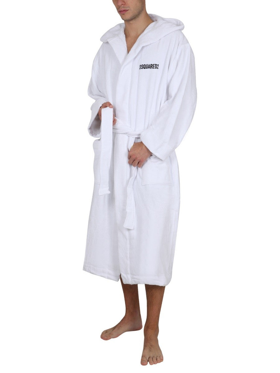 Dsquared2 BATHROBE WITH LOGO