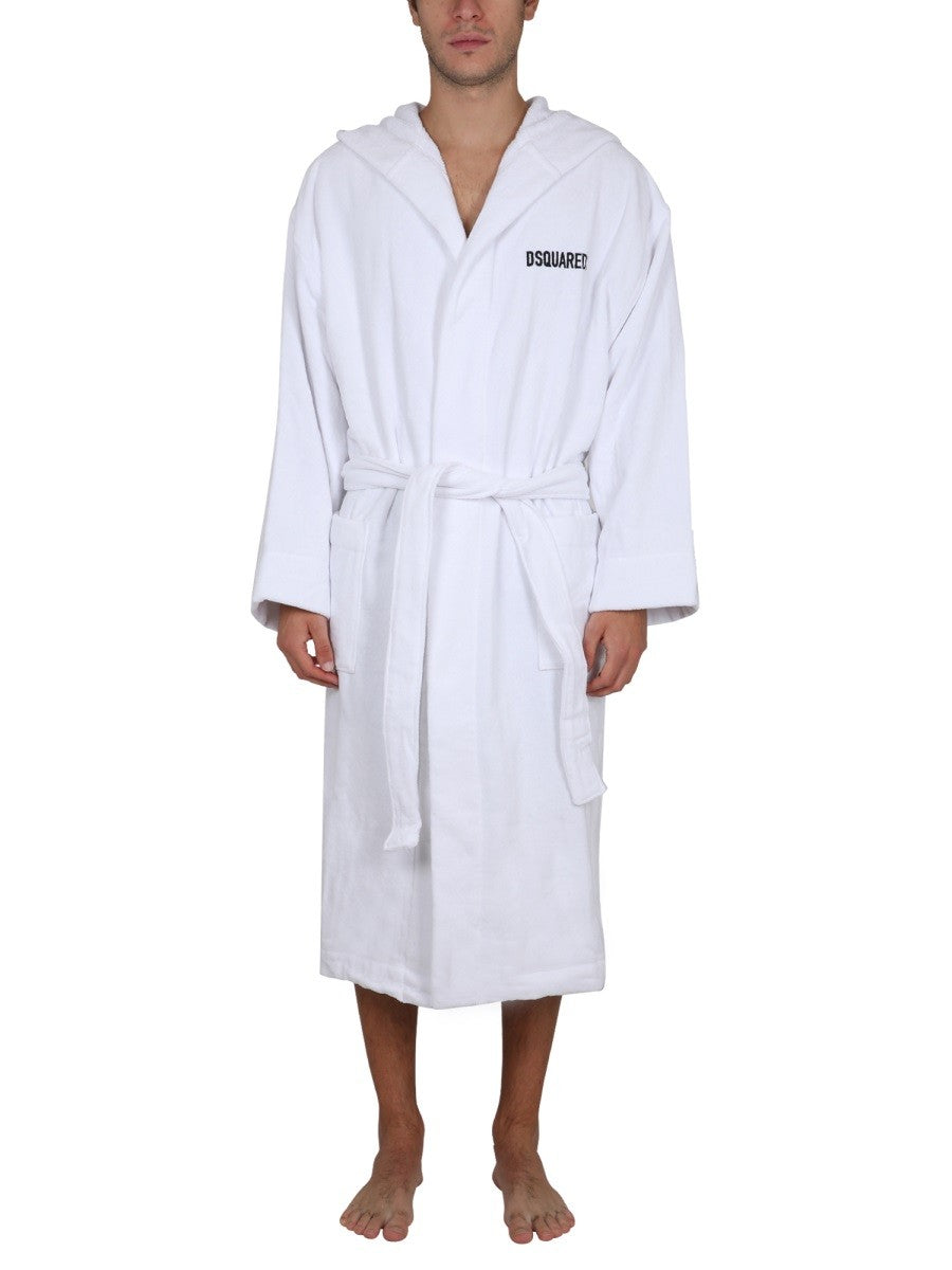 Dsquared2 BATHROBE WITH LOGO