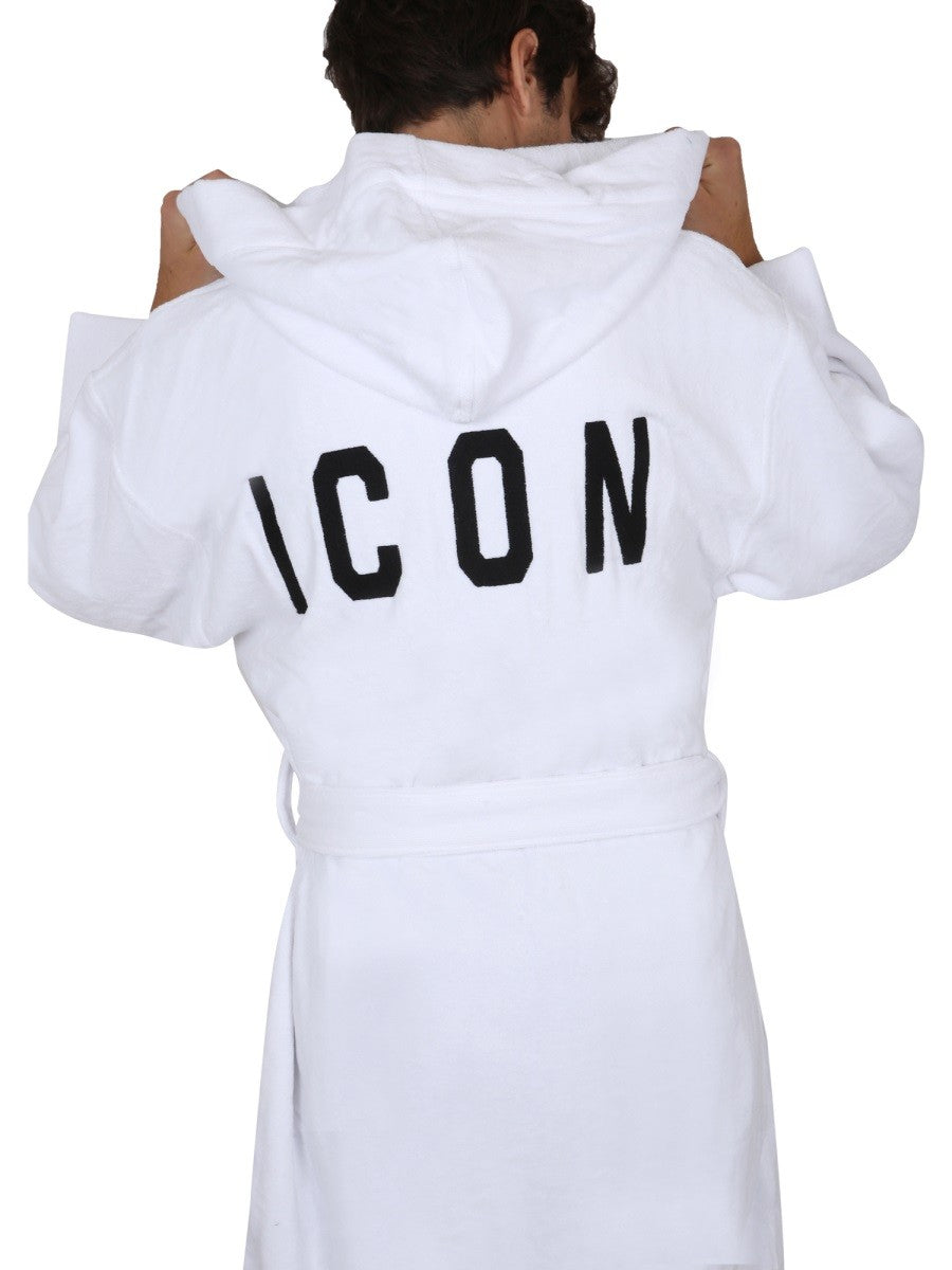 Dsquared2 BATHROBE WITH LOGO