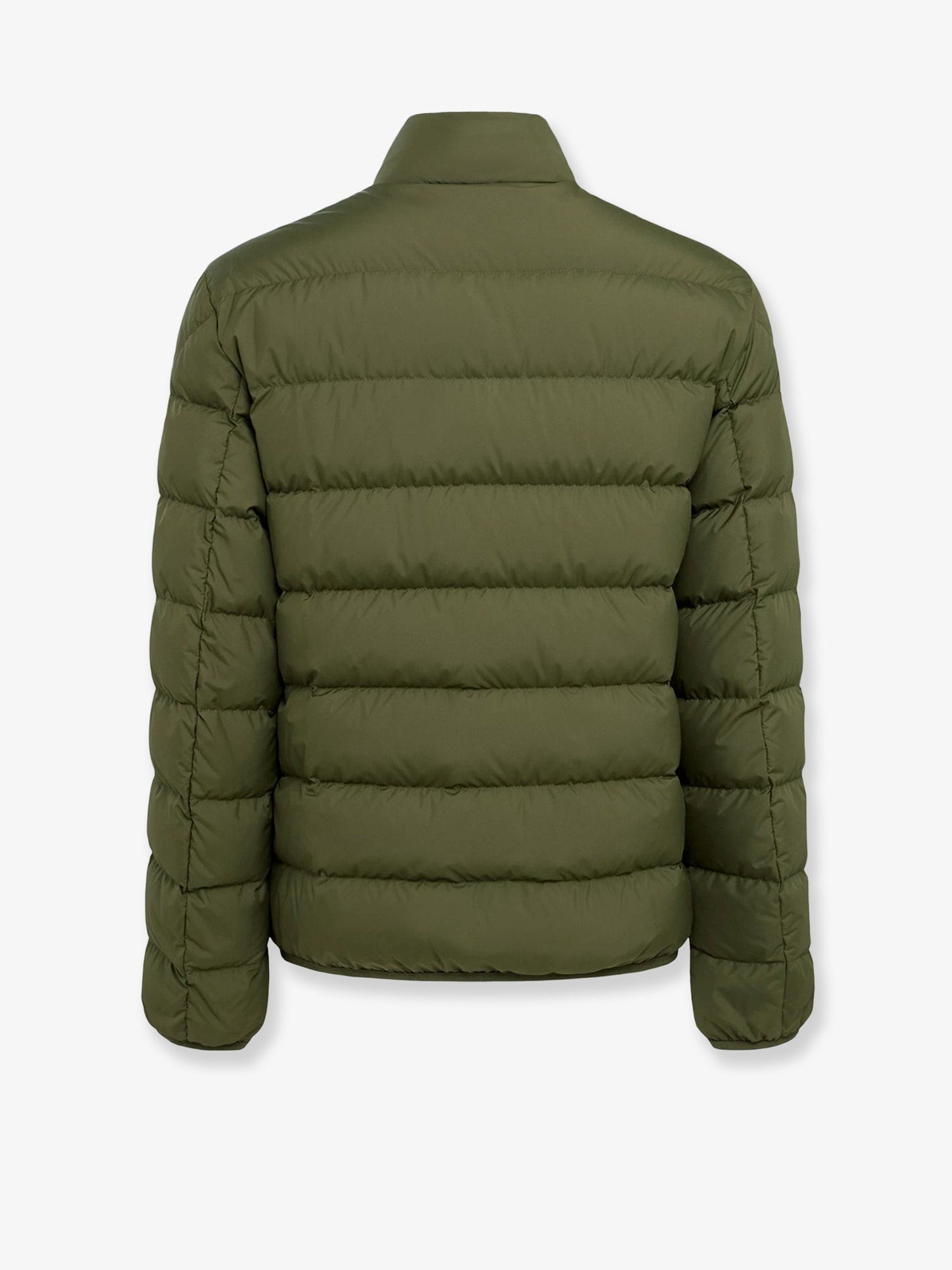 Moncler Baudinet péřová bunda s nášivkou loga